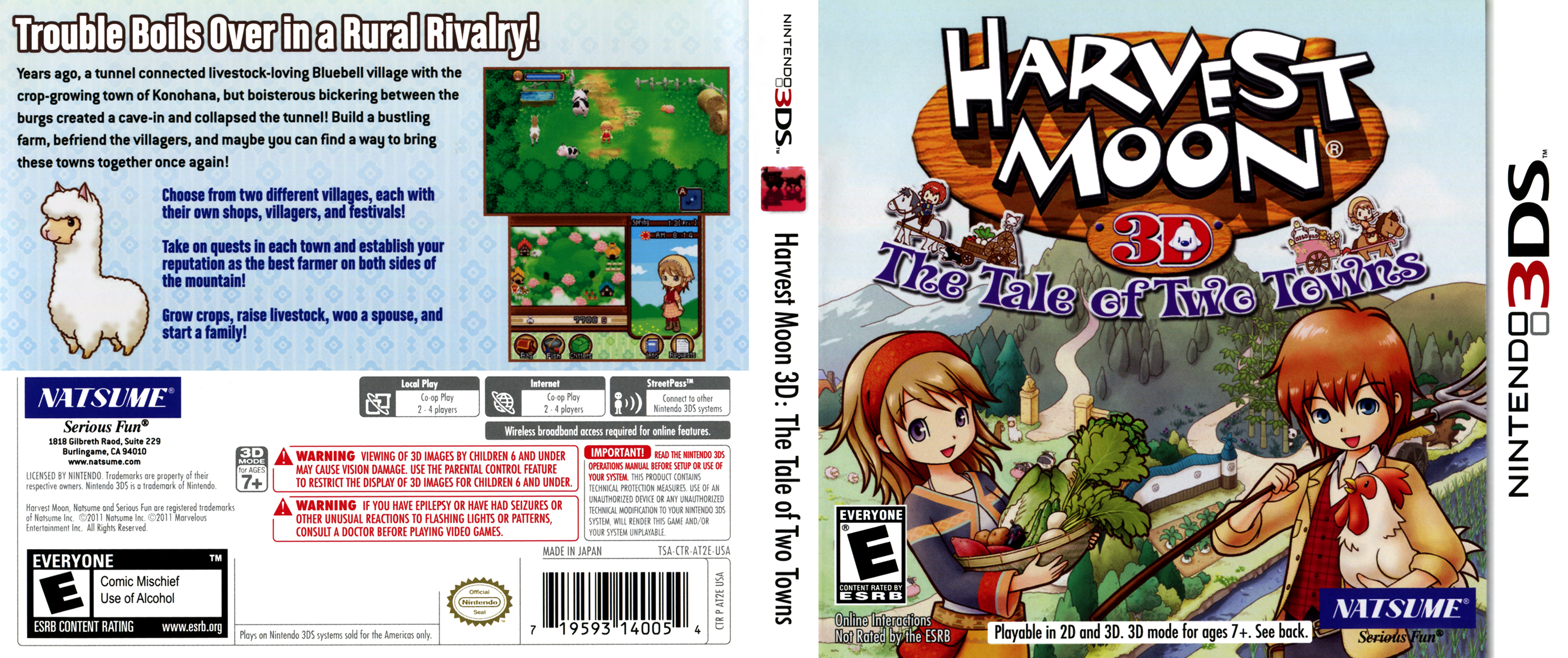 3ds harvest moon