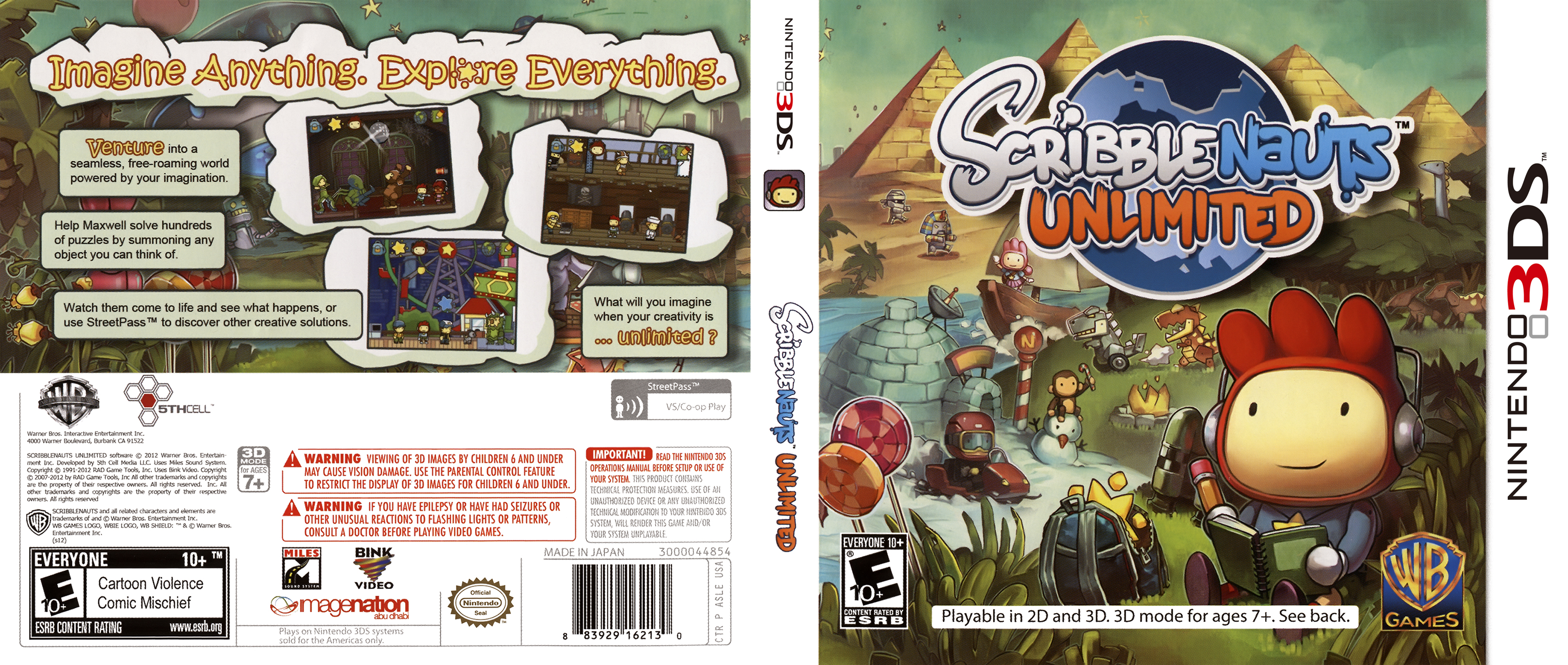 scribblenauts unlimited 3ds