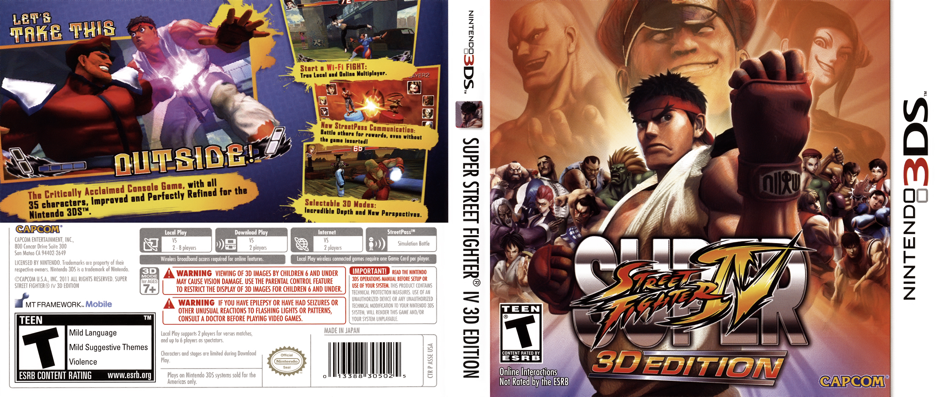 3ds street fighter