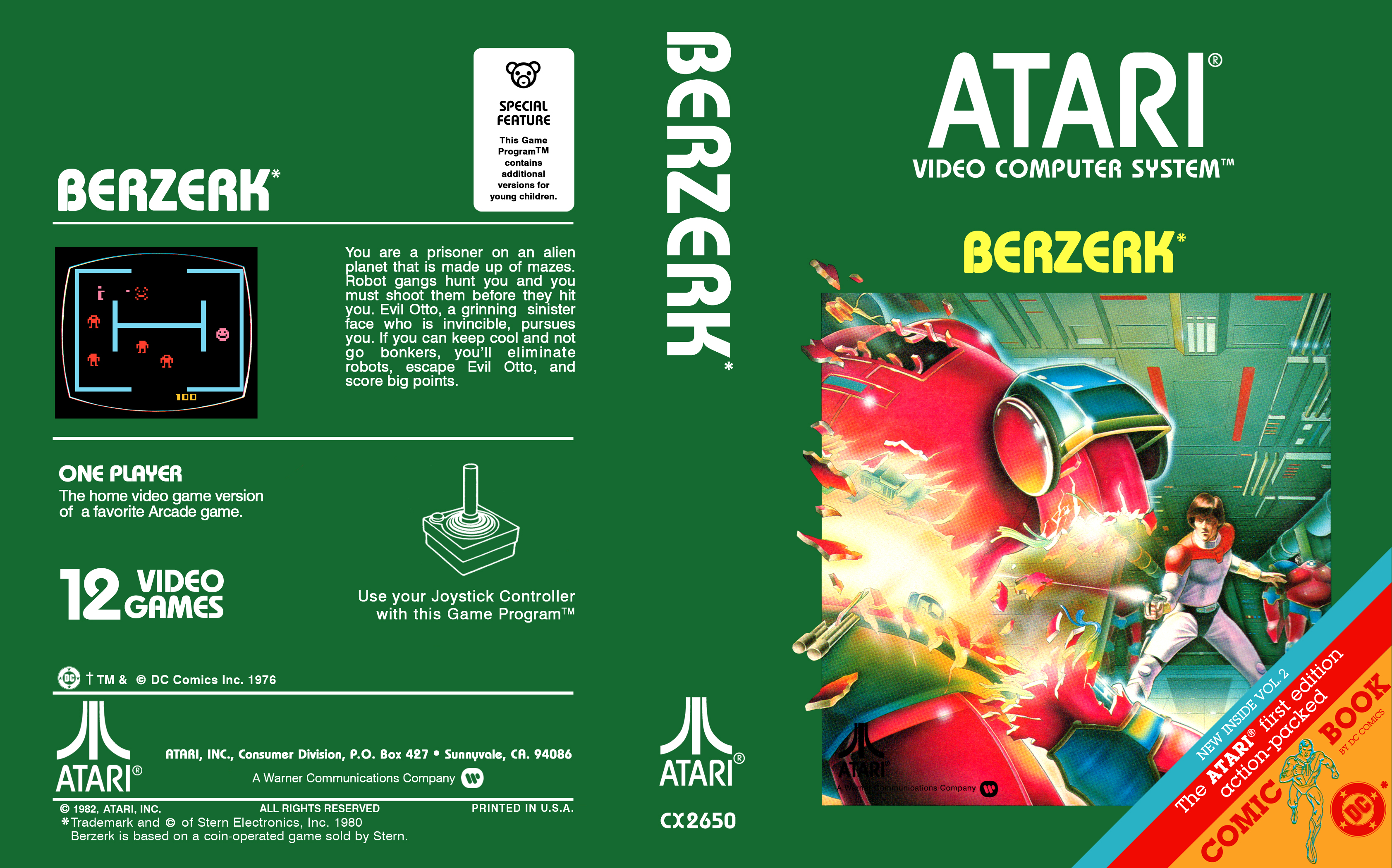 berzerk atari 2600