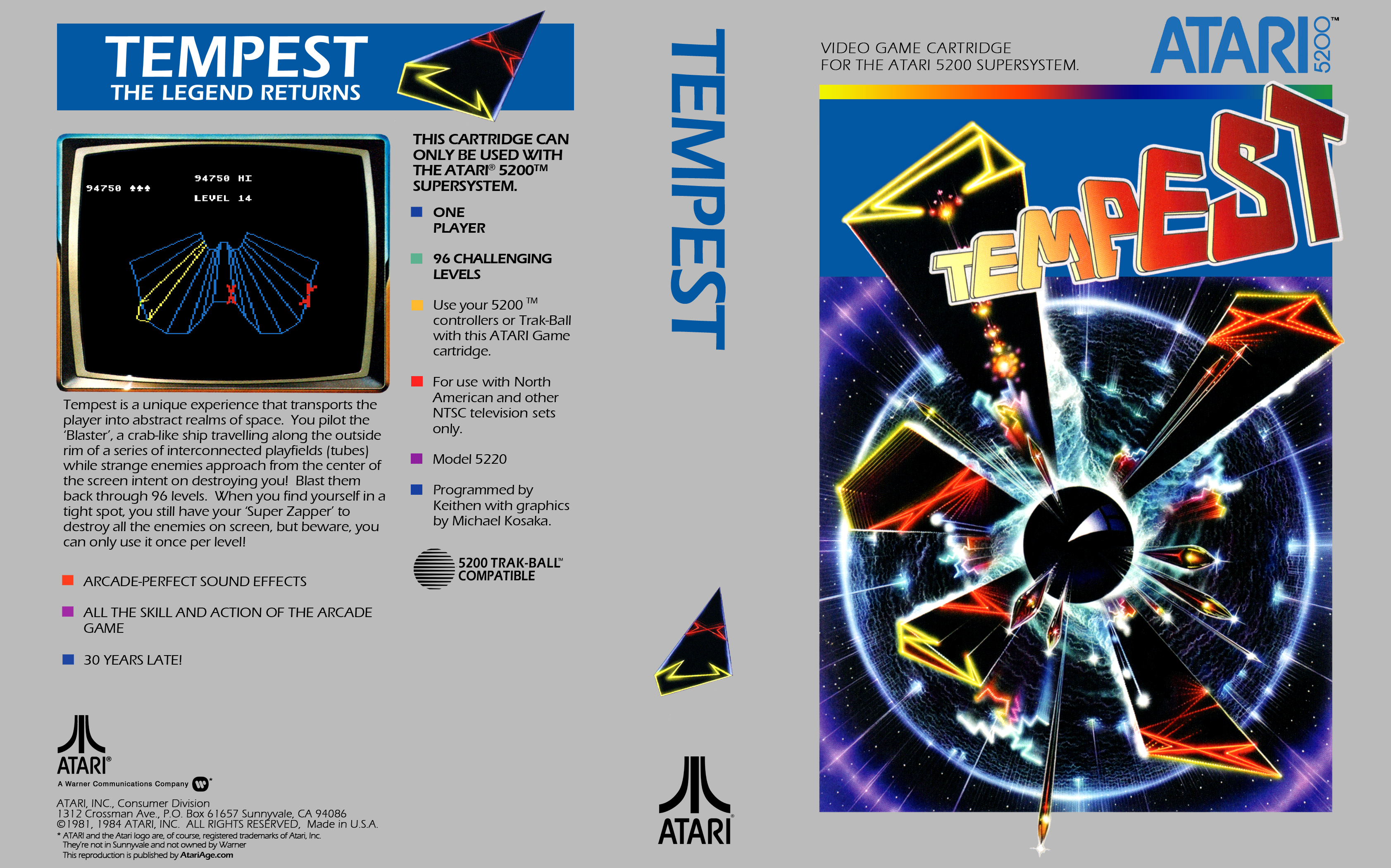 tempest atari 2600