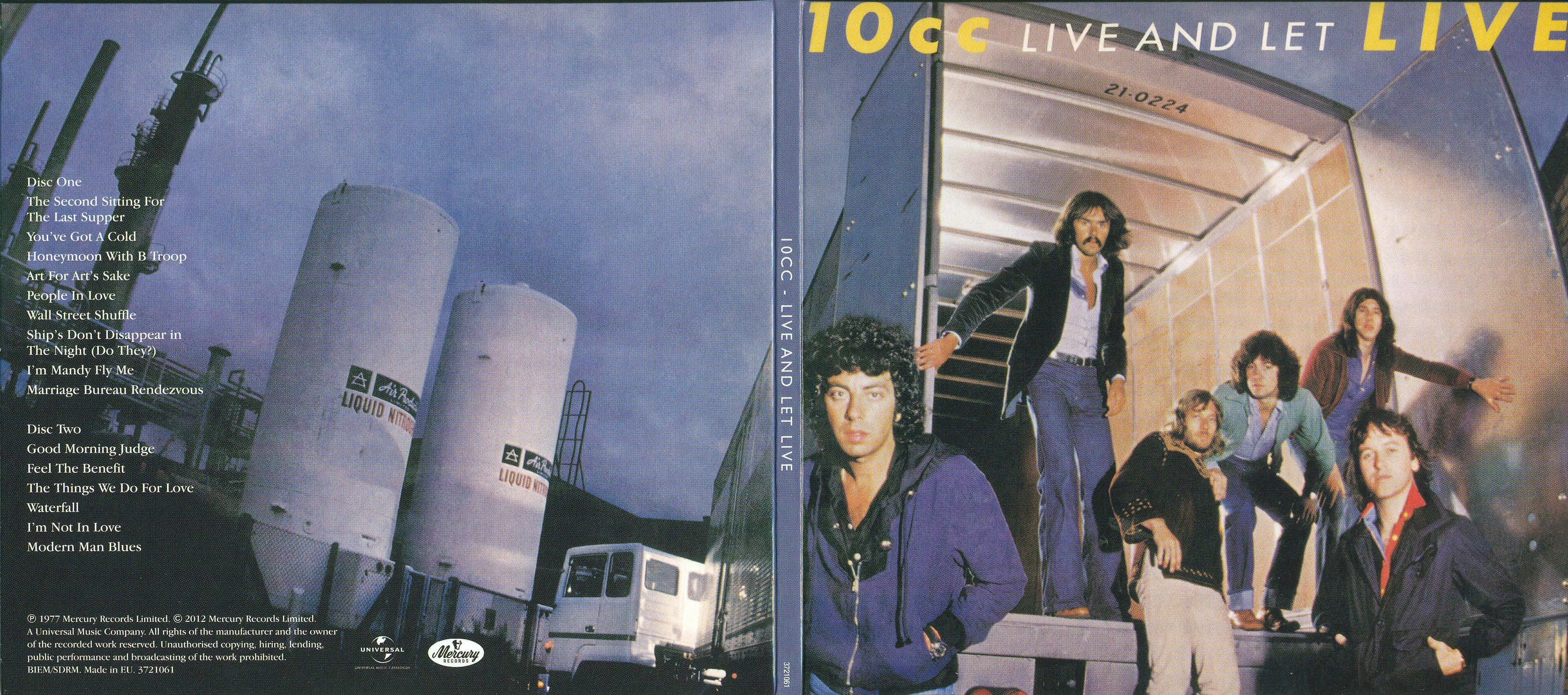10CC Classic Album Selection 1975 1978 Live And Let Live booklet1.