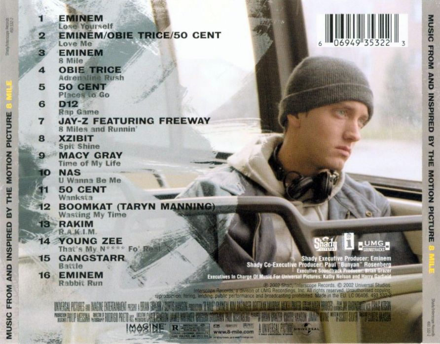 eminem 8 mile album art eminem 8 mile album art