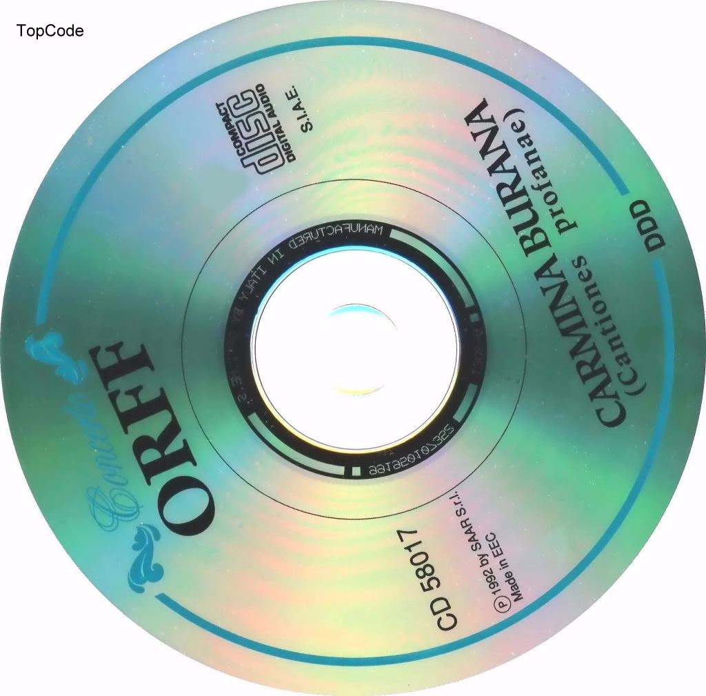 Carl Orff  Carmina Burana cd