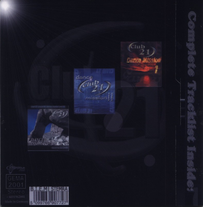 Club 21  Dance Mission 04 Back