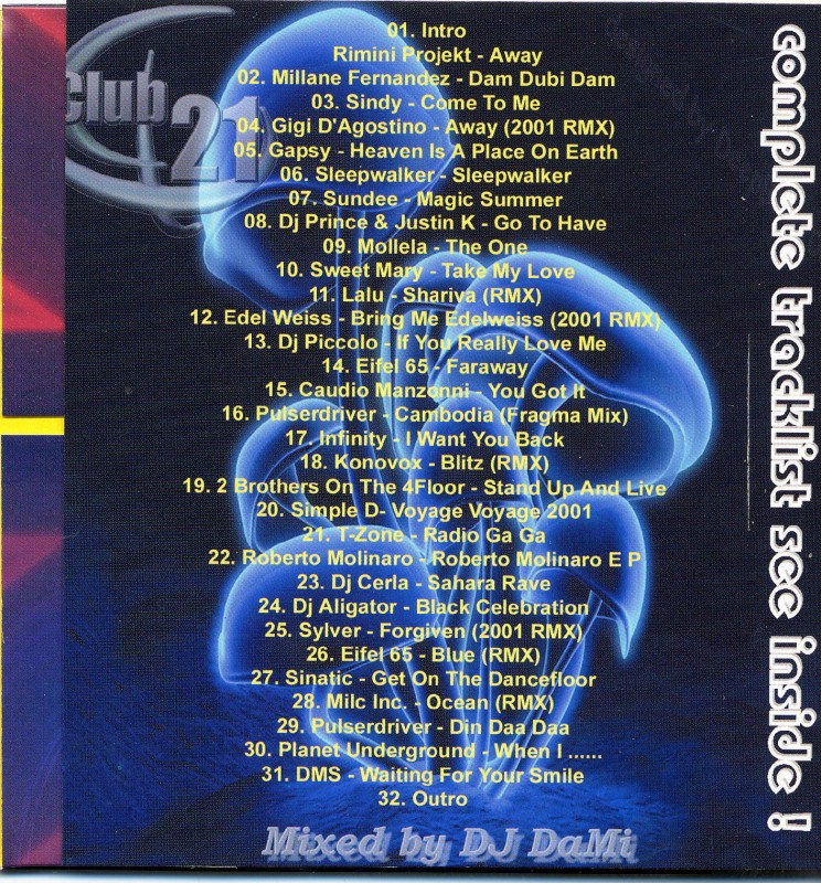 Club 21  Dance Mission 06 Inlay