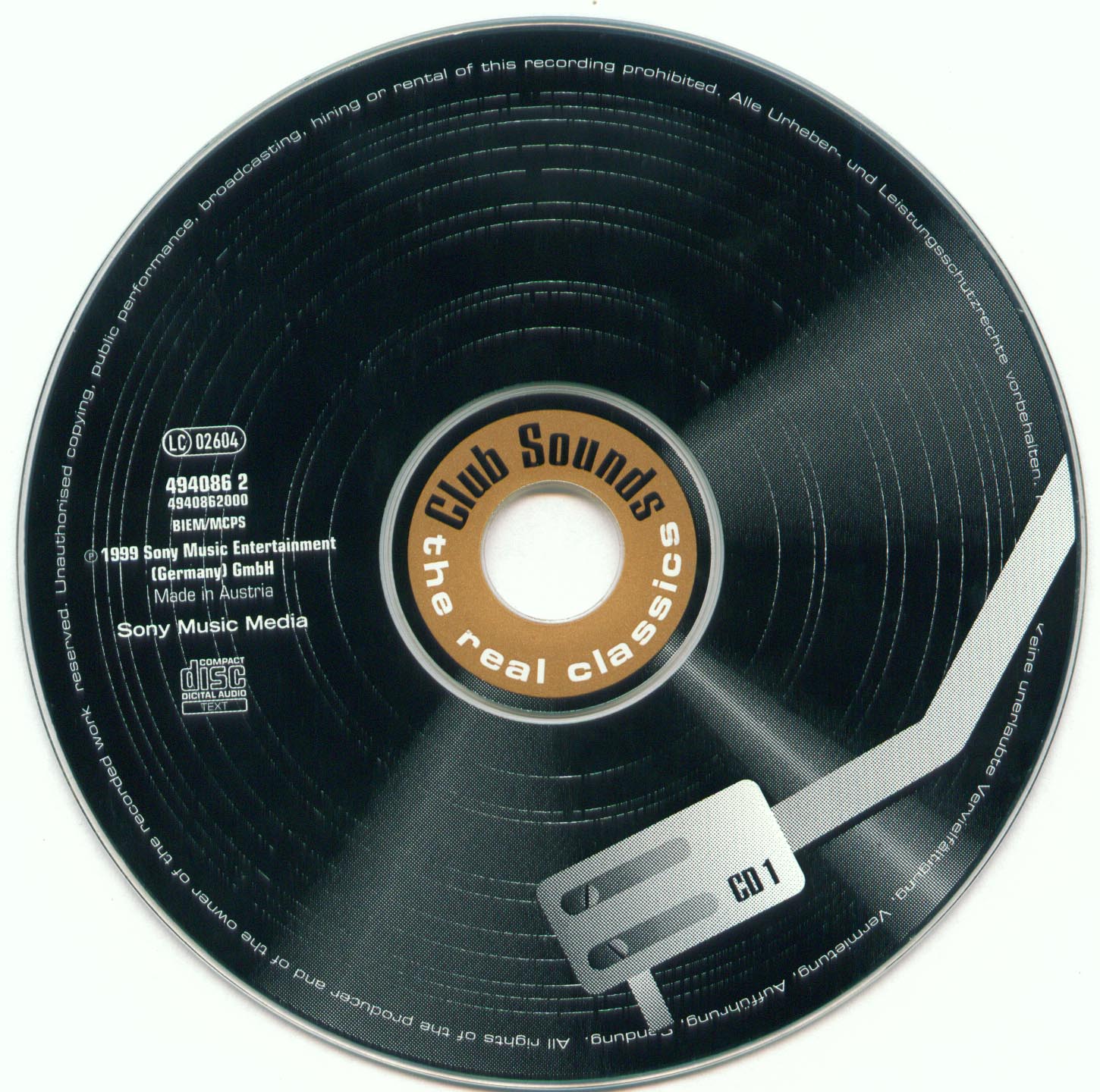 Club Sounds The Real Classics CD01