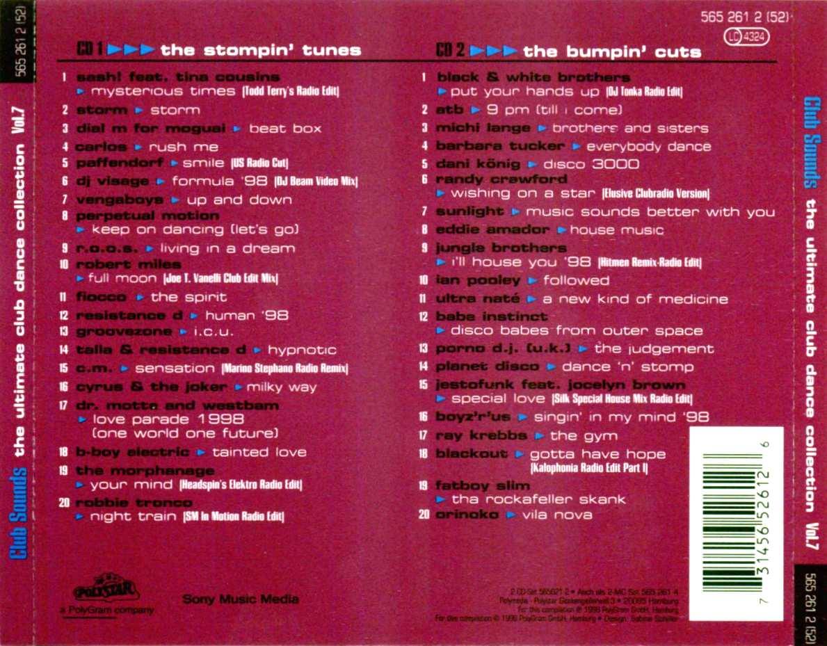 Club Sounds Vol 07 Back