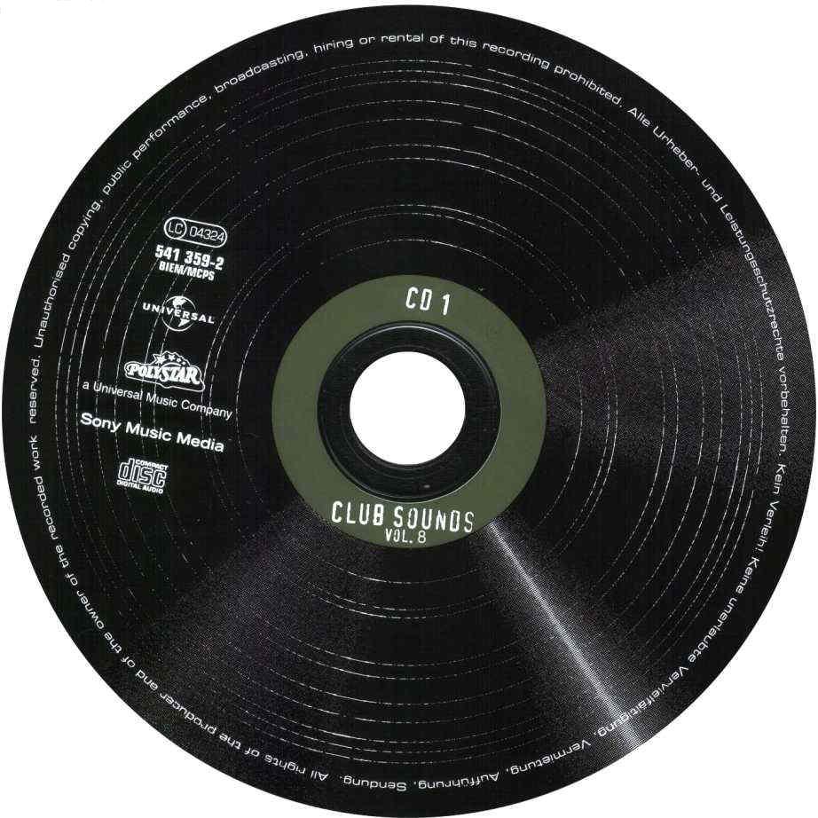 Club Sounds Vol 08 CD01