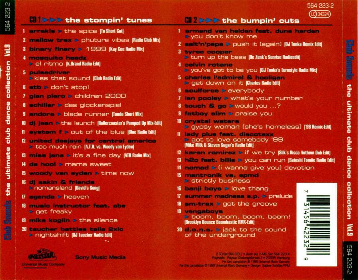 Club Sounds Vol 09 Back