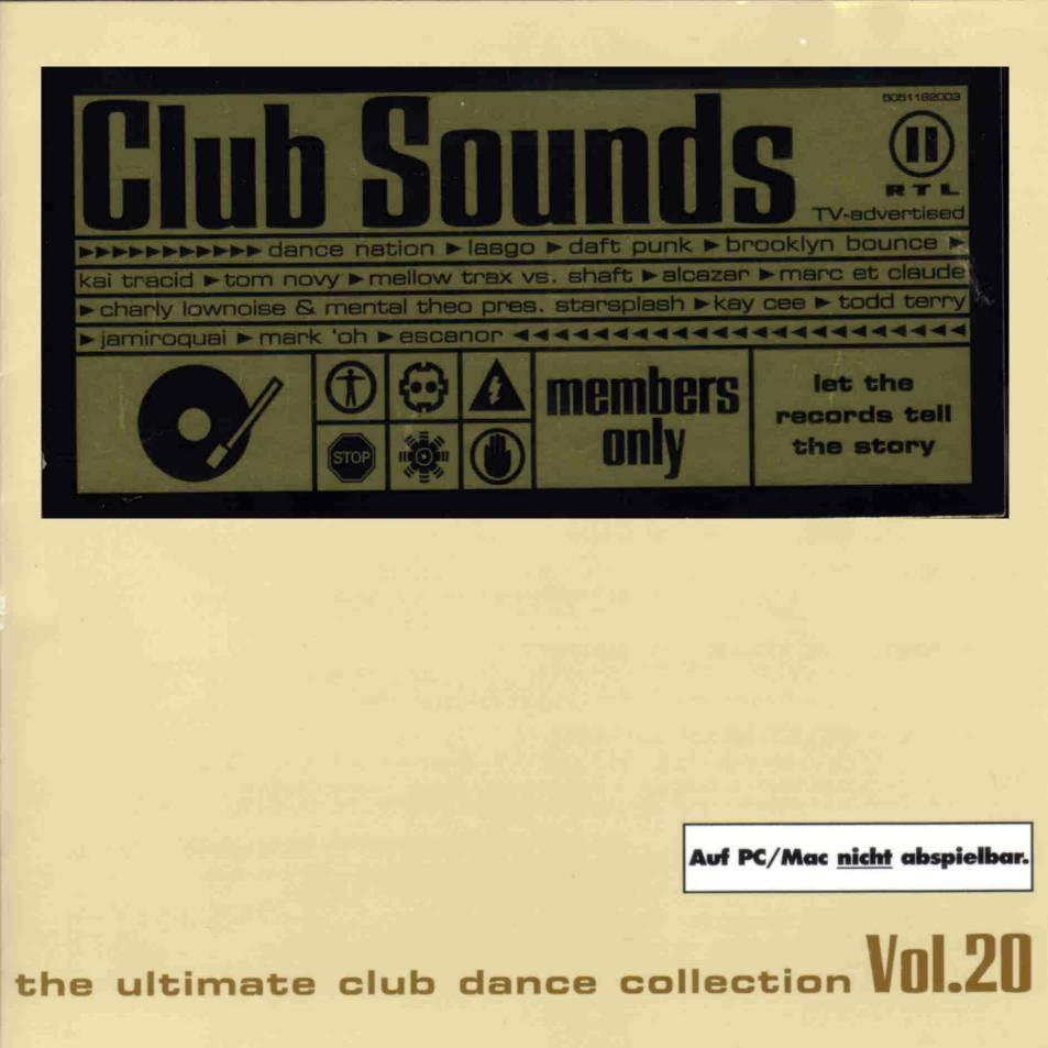 Club Sounds Vol 20 Front