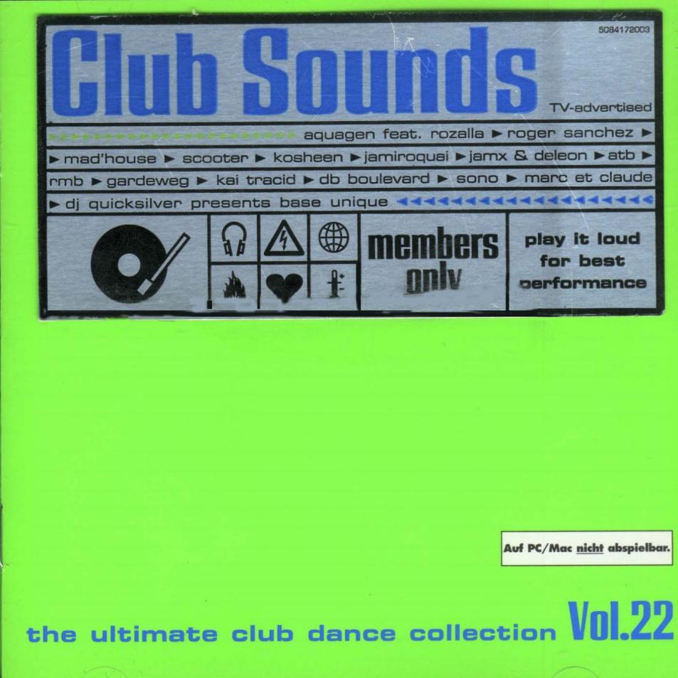 Club Sounds Vol 22 Front