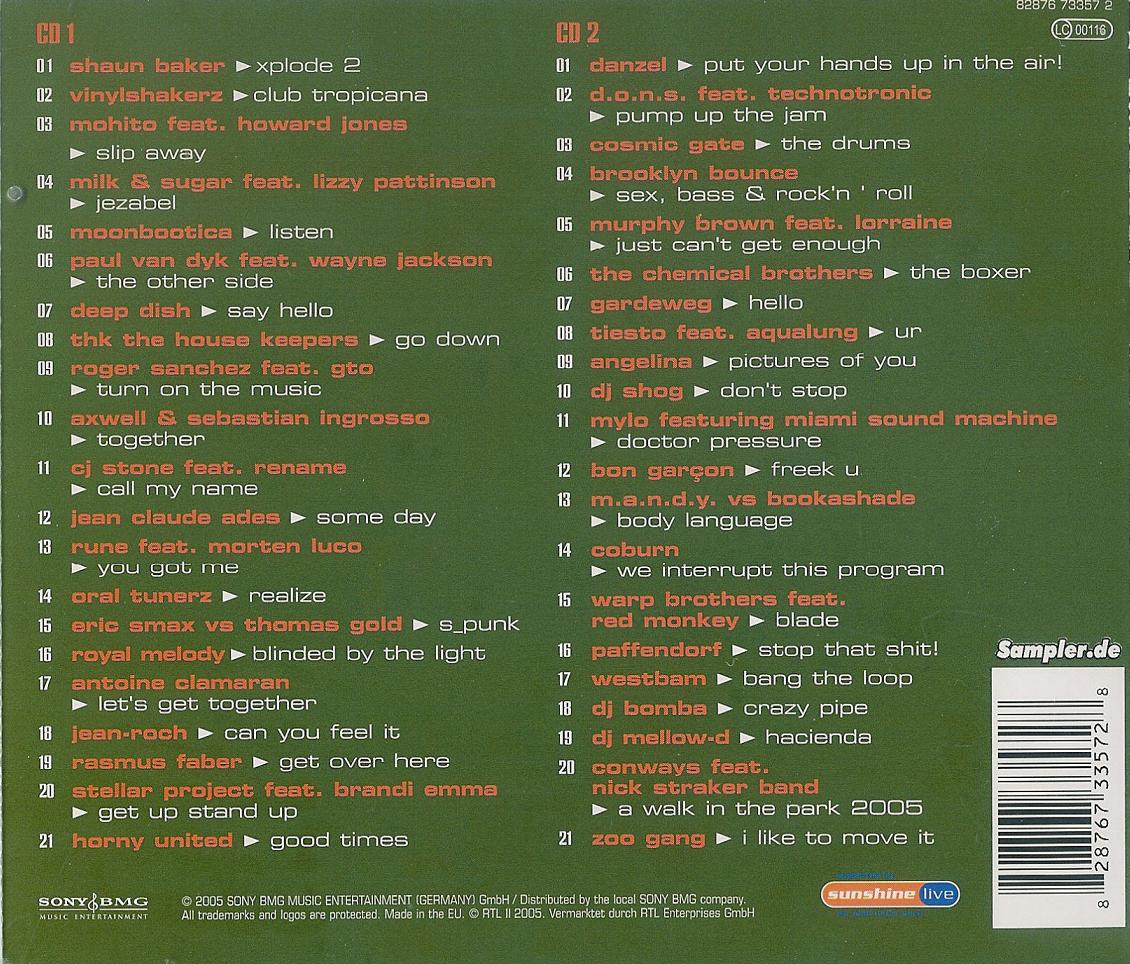 Club Sounds Vol 35 Back