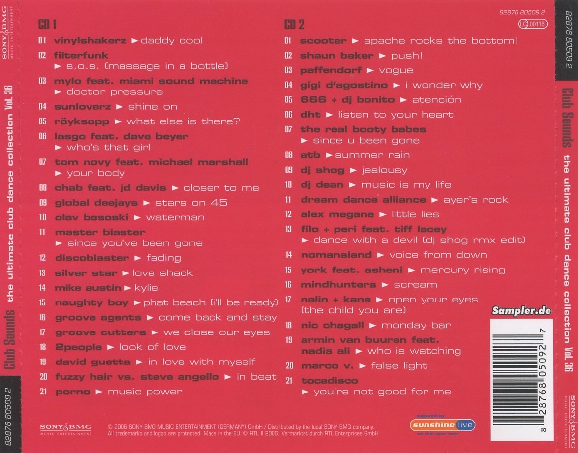 Club Sounds Vol 36 b