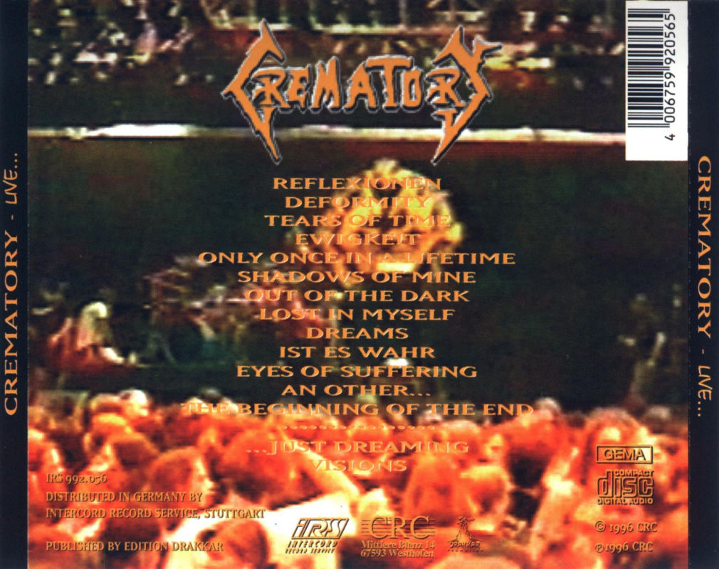 Crematory  Live back