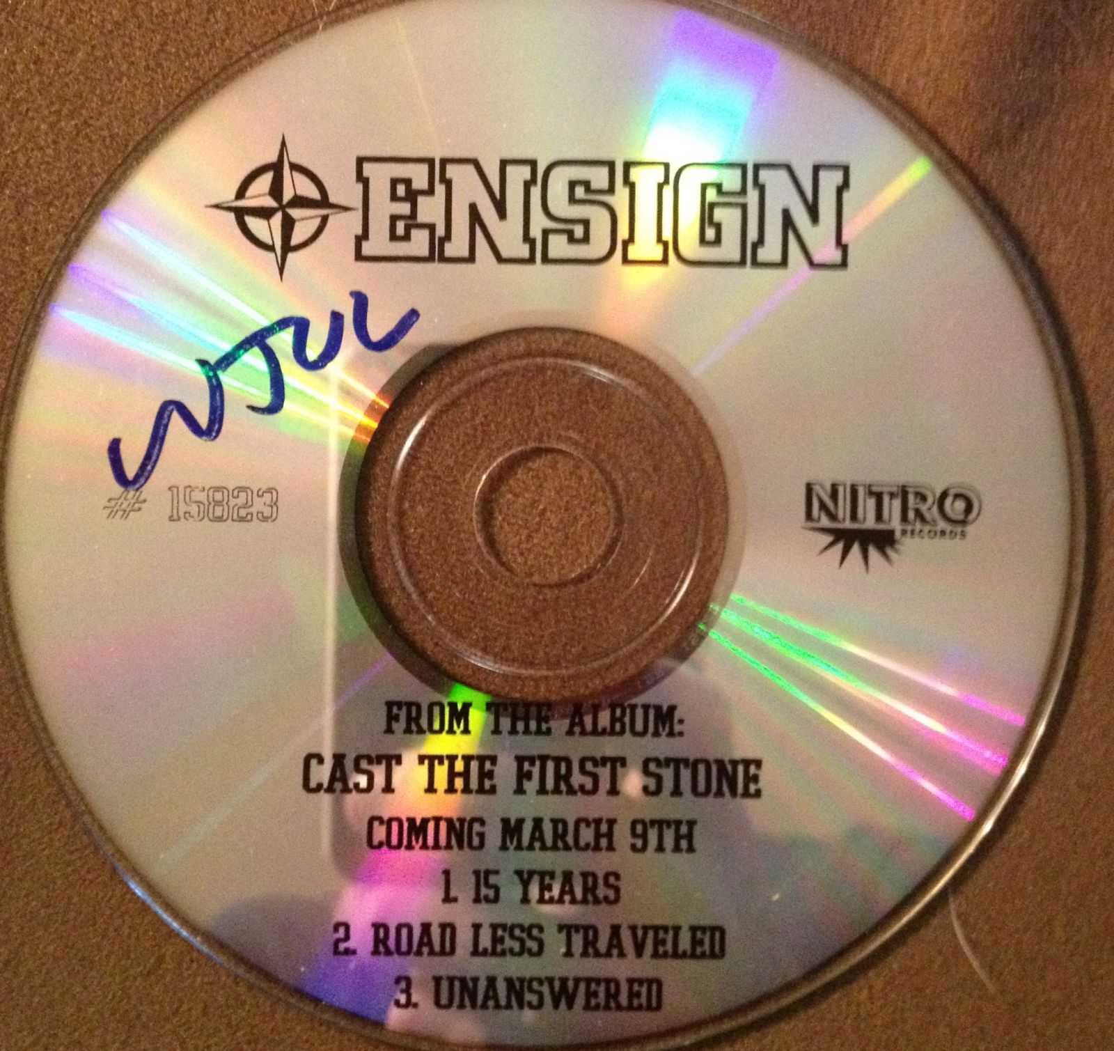 cast the first stone ensign 