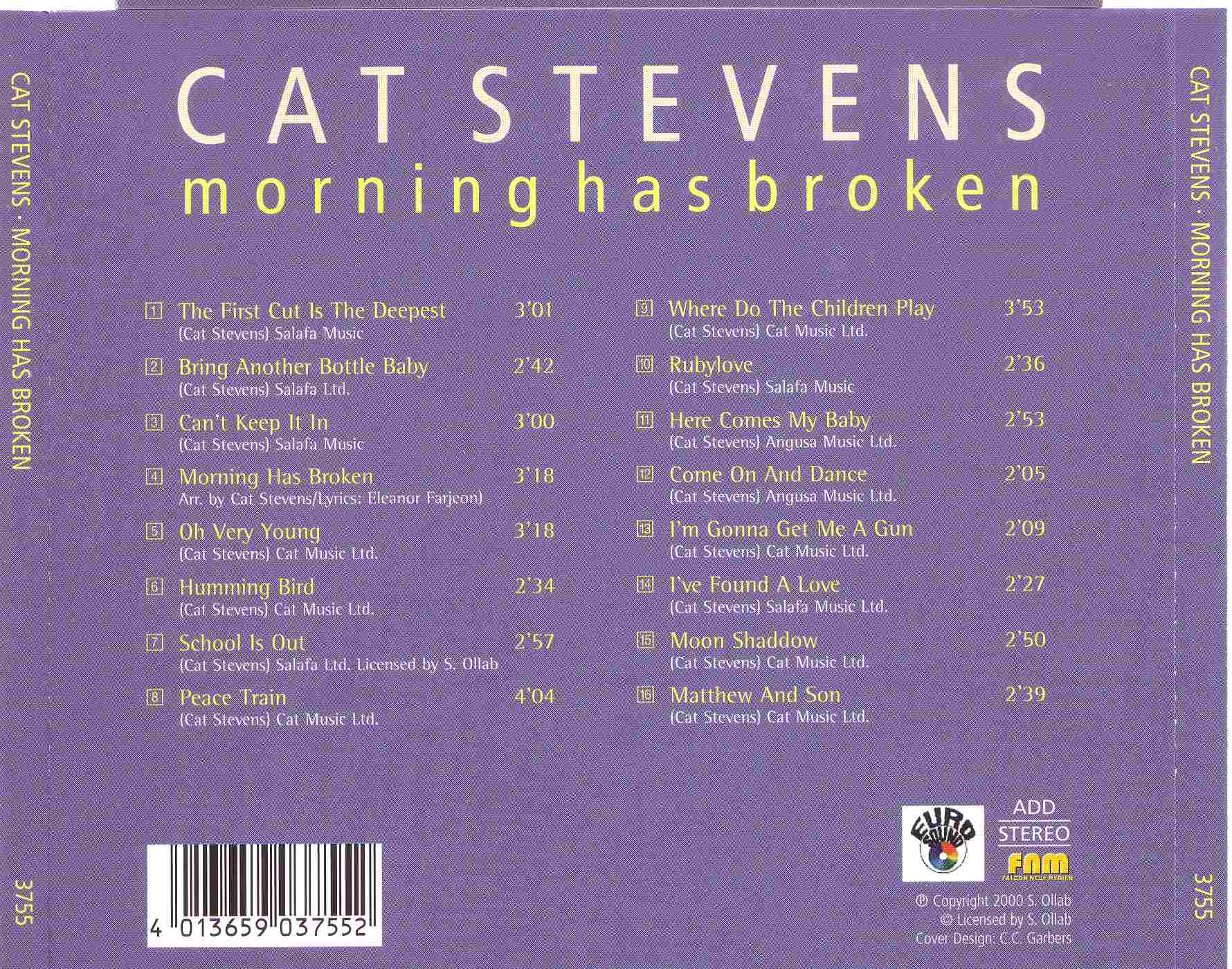 cat stevens  morning has broken b