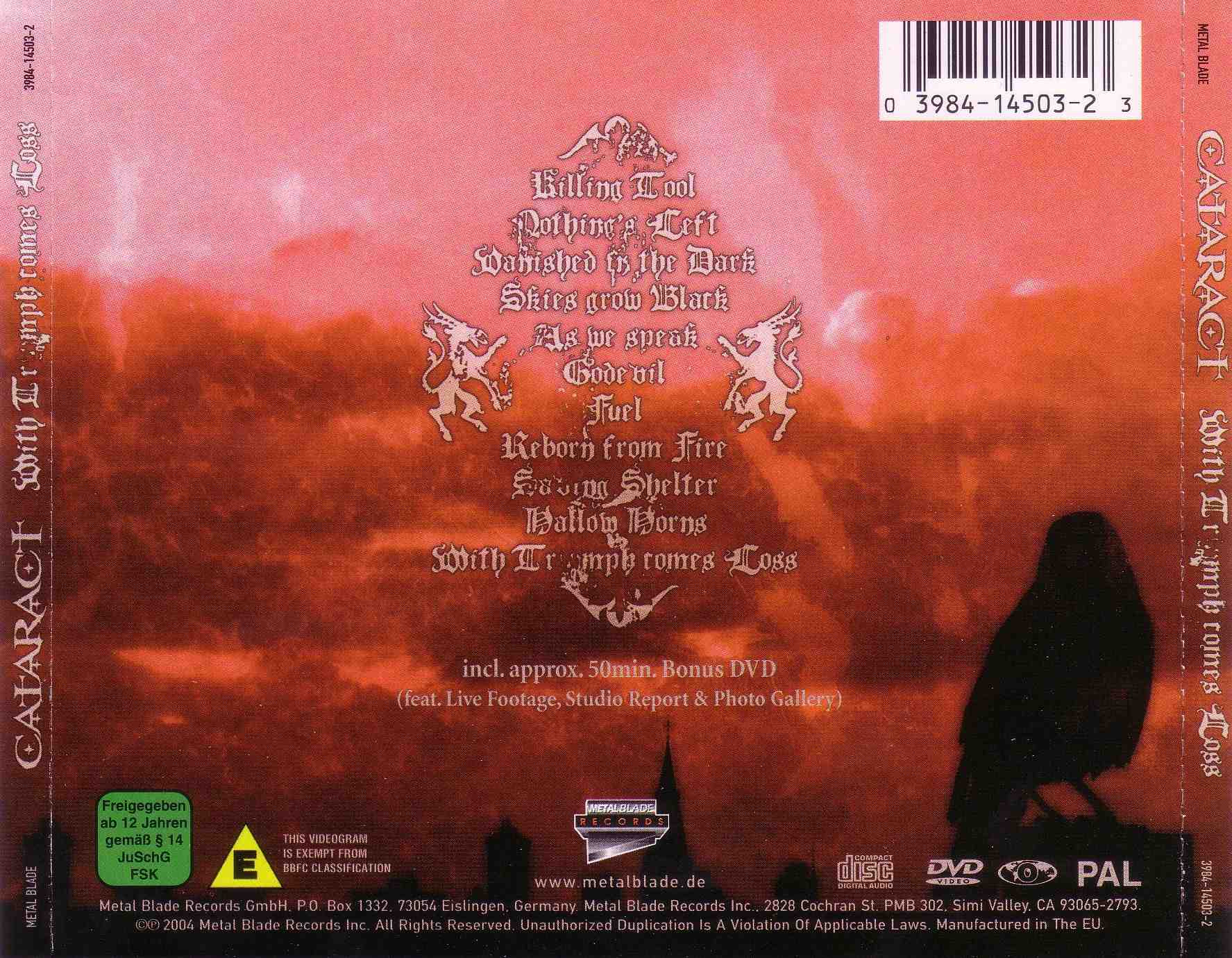 cataract  with triumph comes loss b