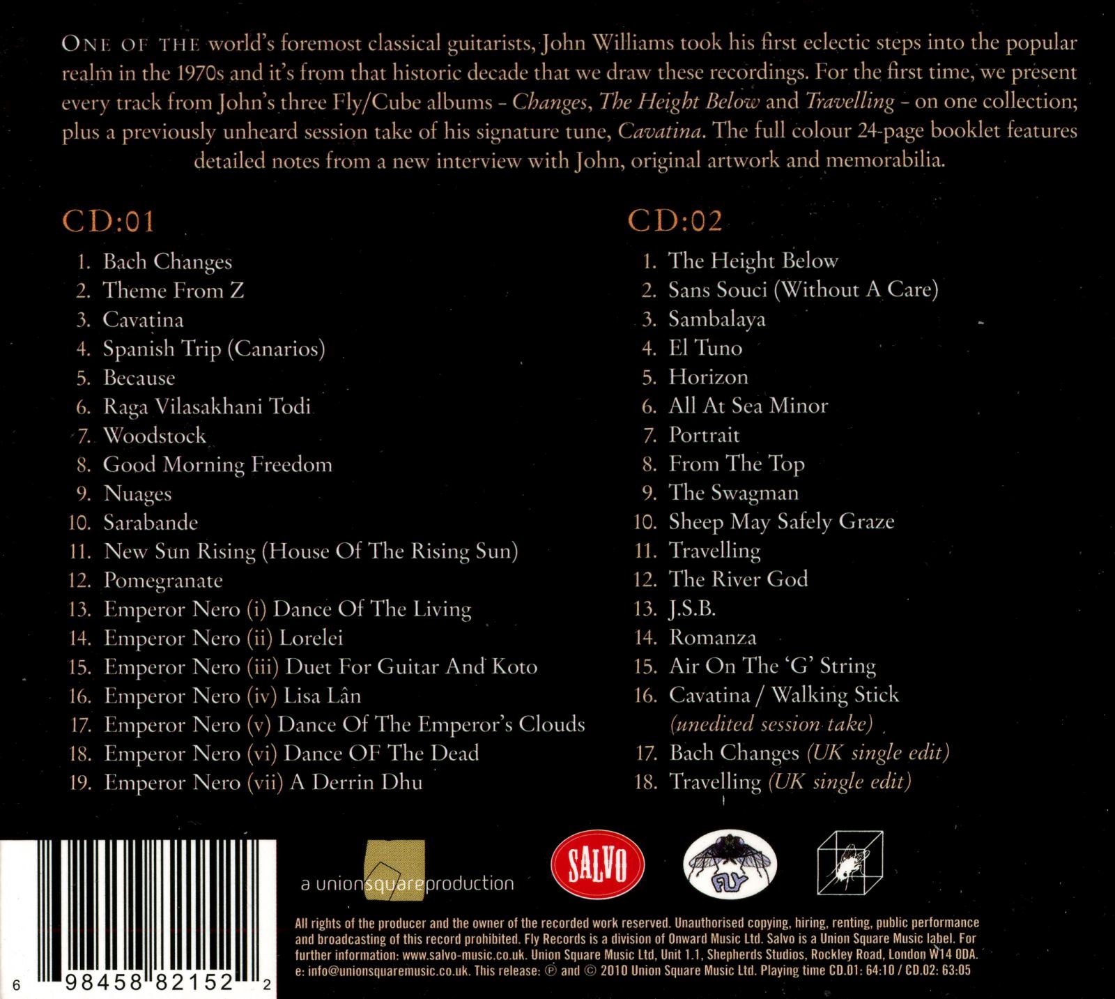 cavatina the compl john williams 