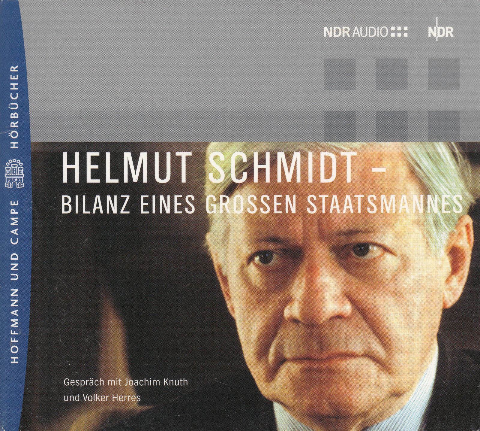 cd bilanz eines groen staatsmannes helmut schmidt