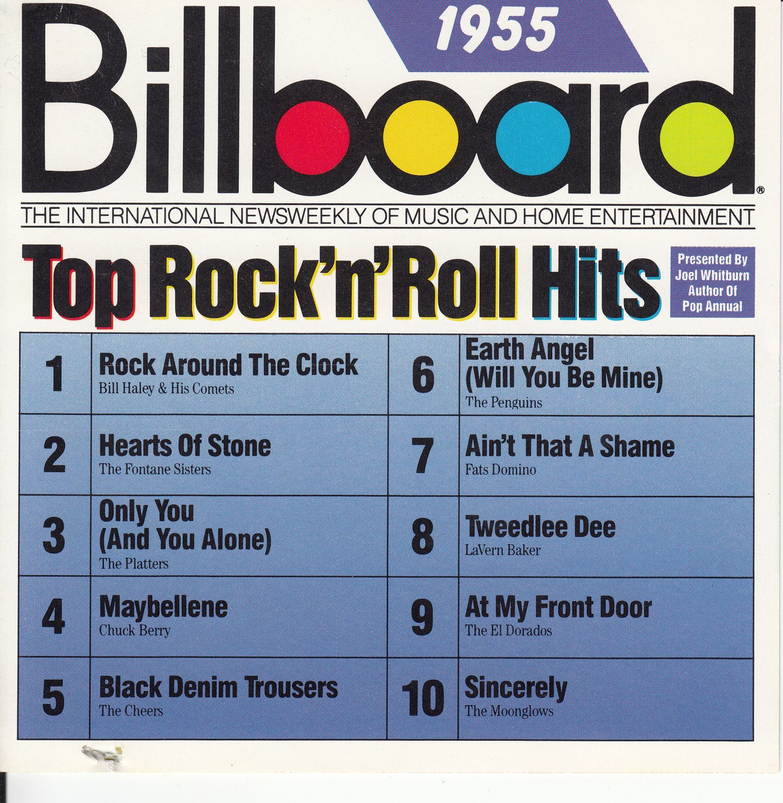 cd billboard top rocknroll hits 1955 various artists