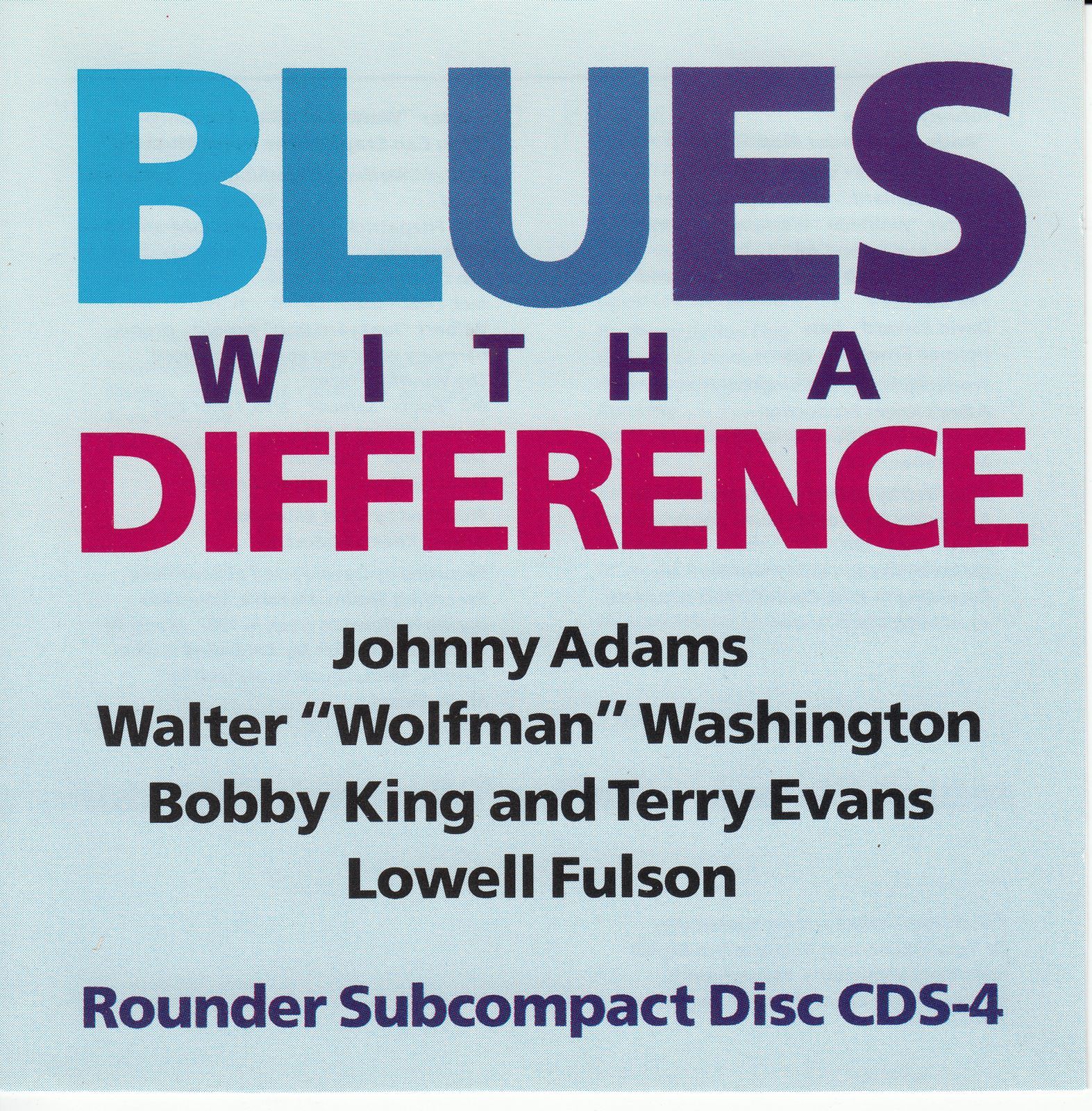 cd blues with a difference various artists