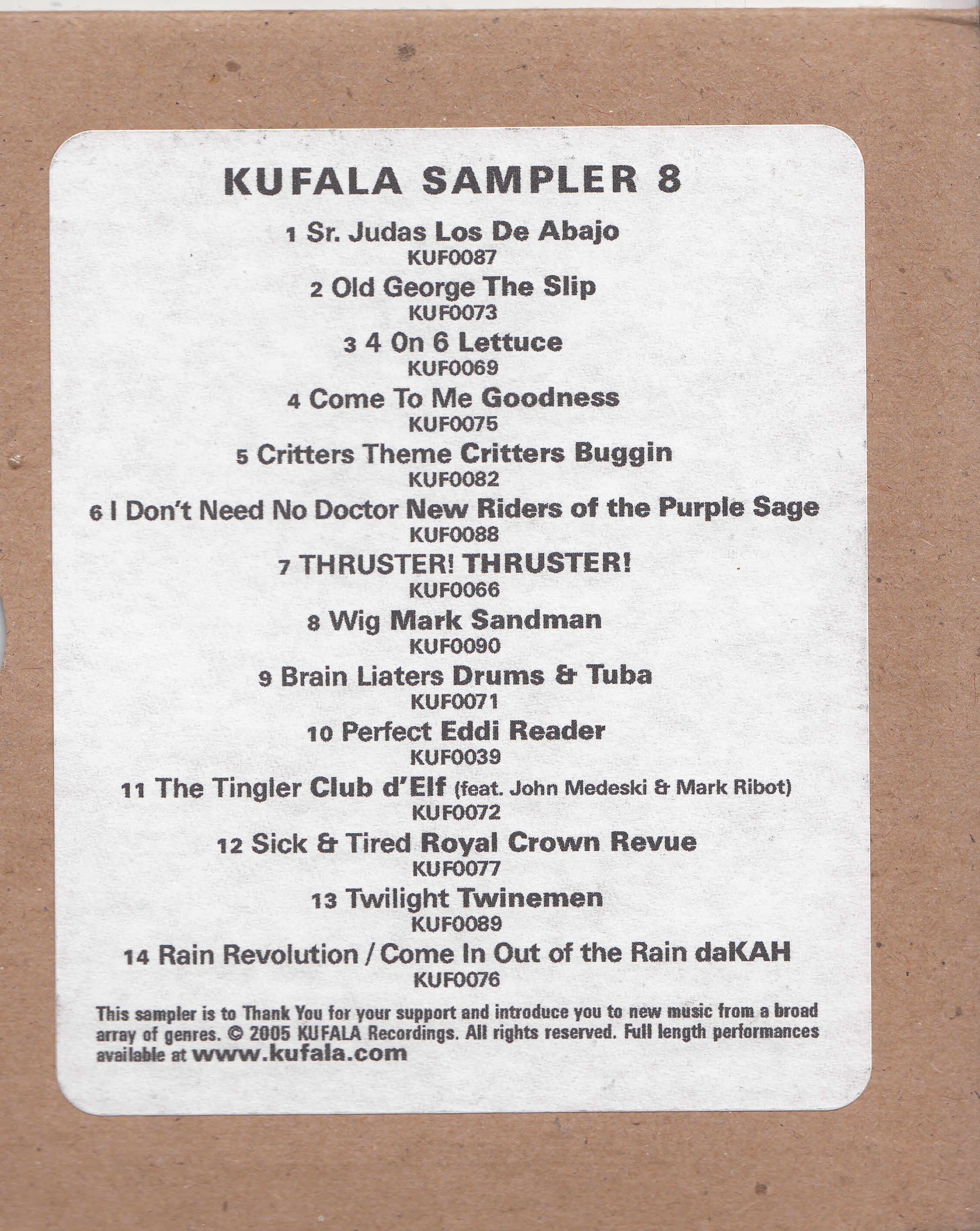 cd kufala sampler ny2003.03.07 