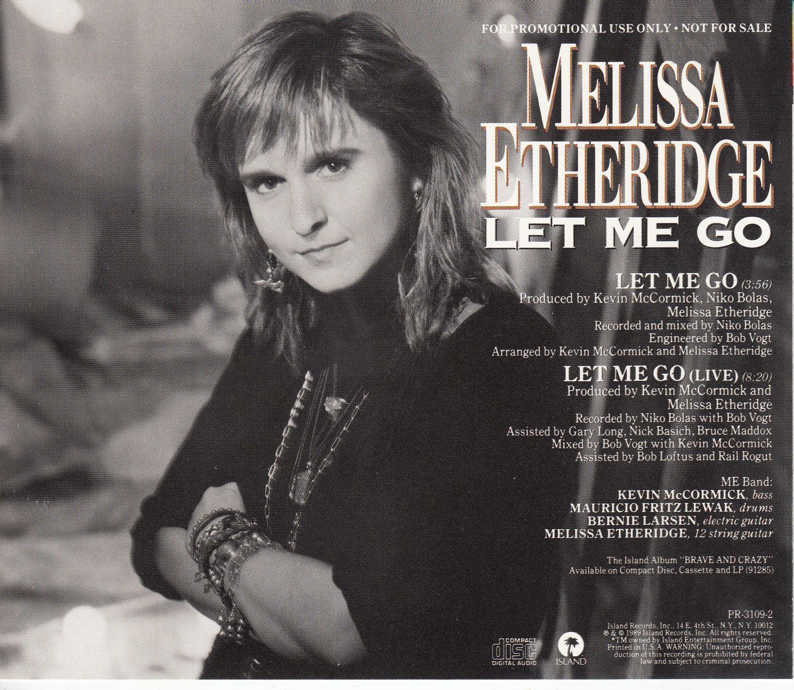 cd let me go cd single melissa etheridge