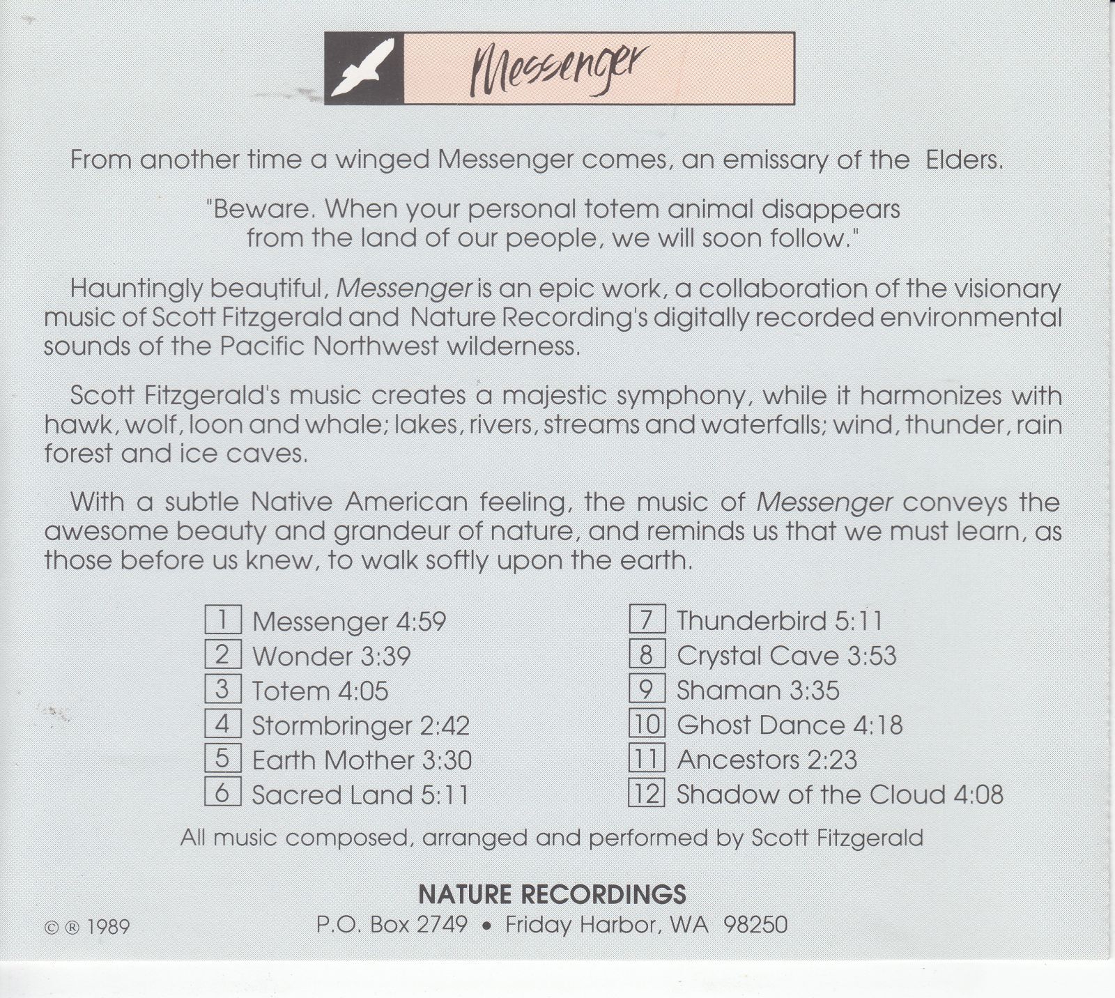 cd messenger scott fitzgerald