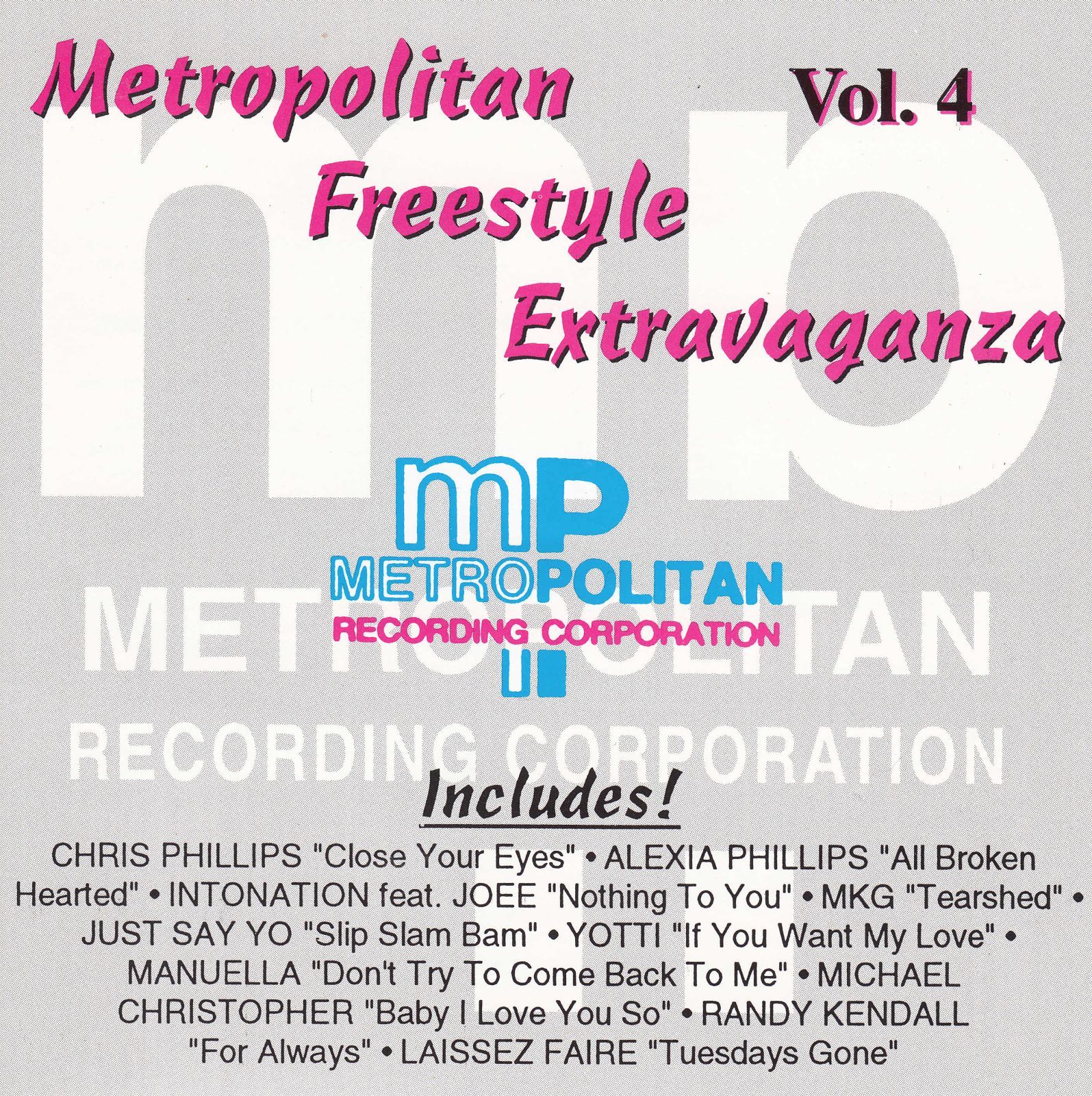 cd metropolitan freestyle extravaganza vol. 4 various artists