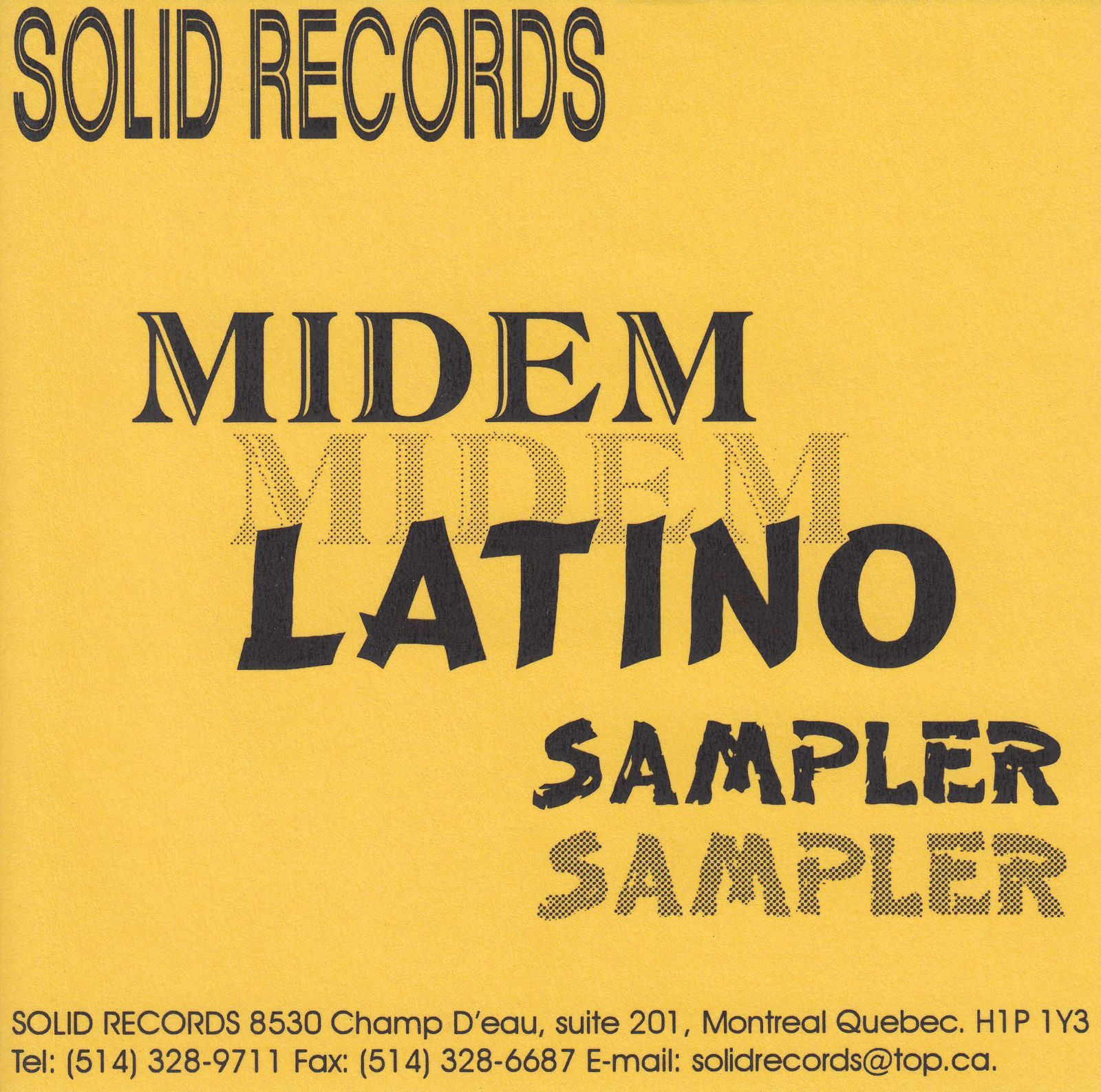cd midem latino sampler solid records