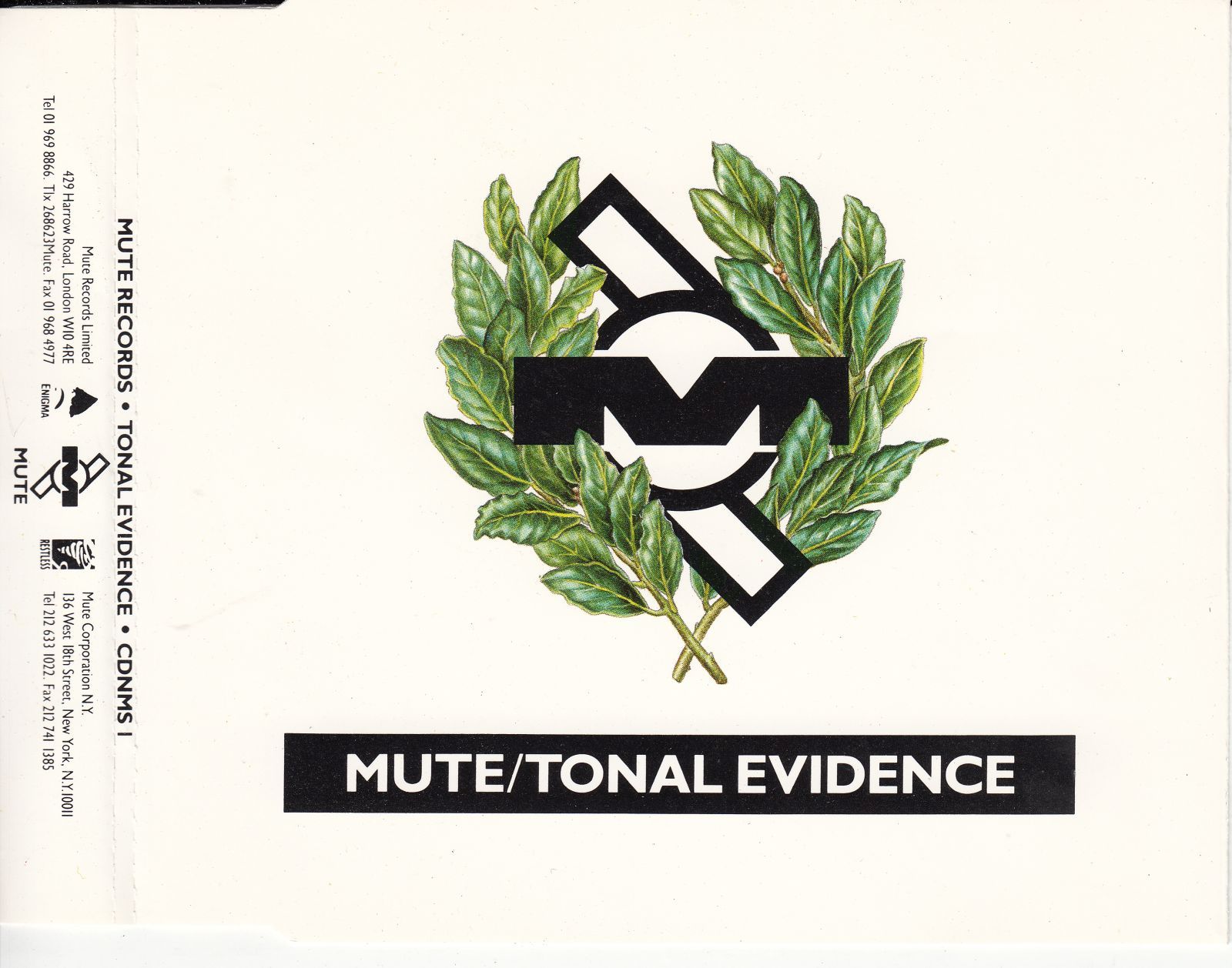 cd mute records tonal evidence 