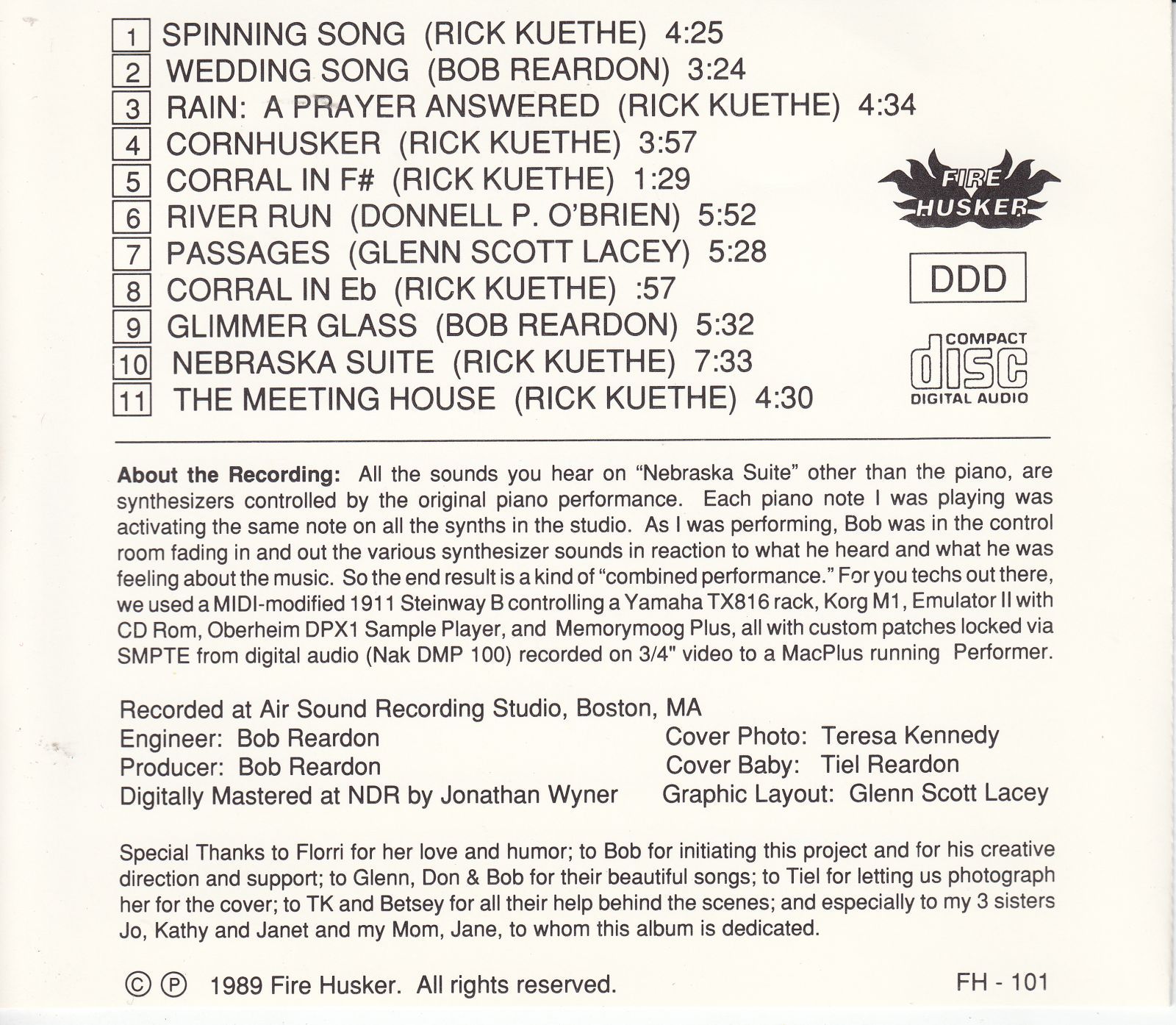 cd nebrask suite rick kuethe