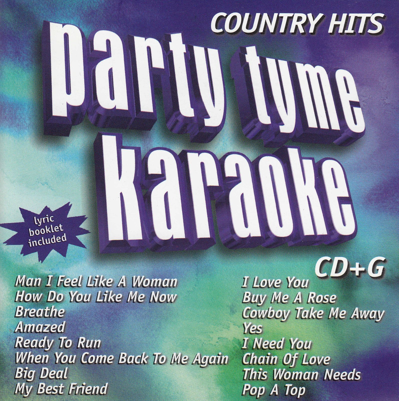cd party tyme country hits party tyme karaoke