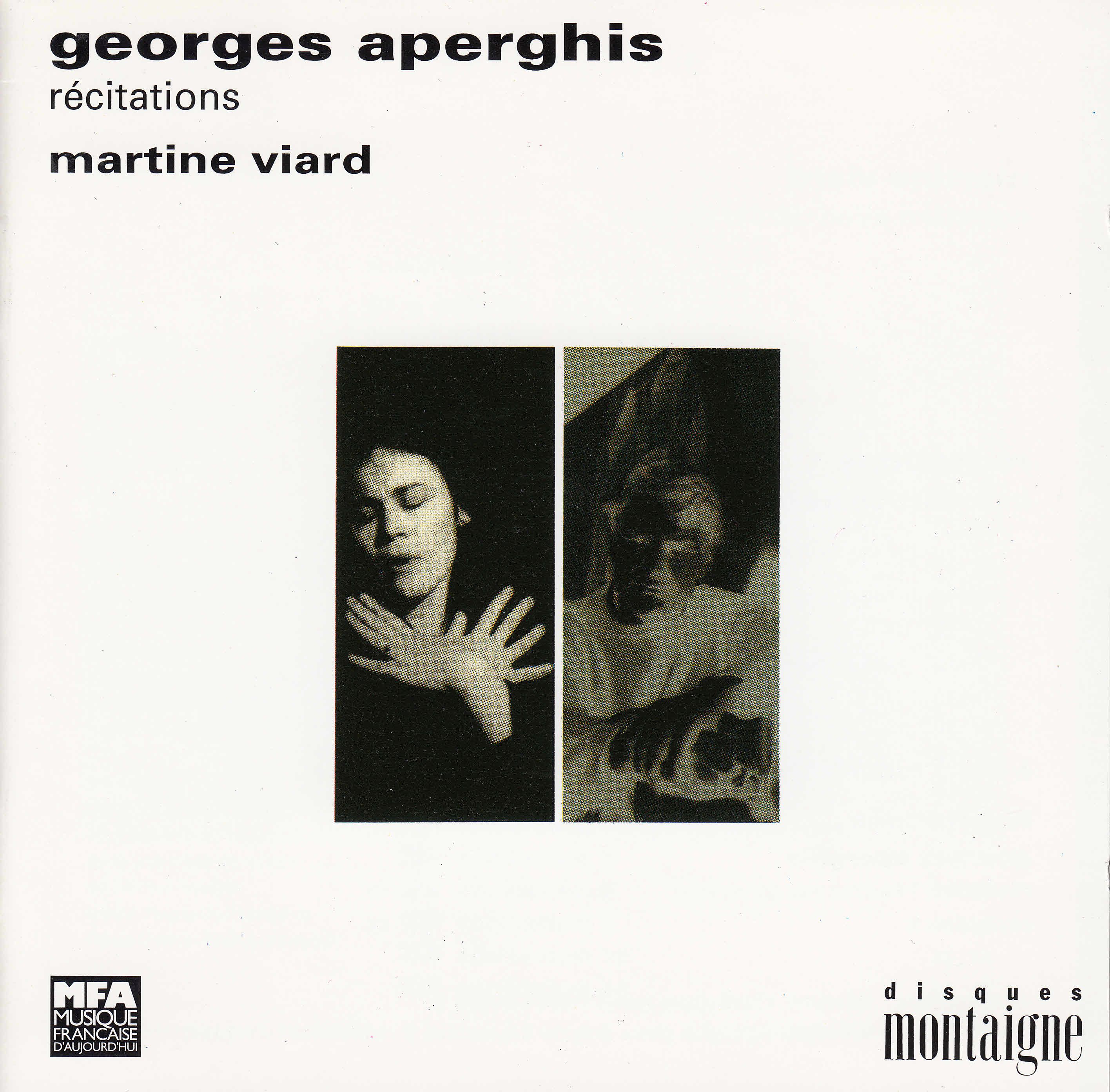 cd recitations georges aperghis