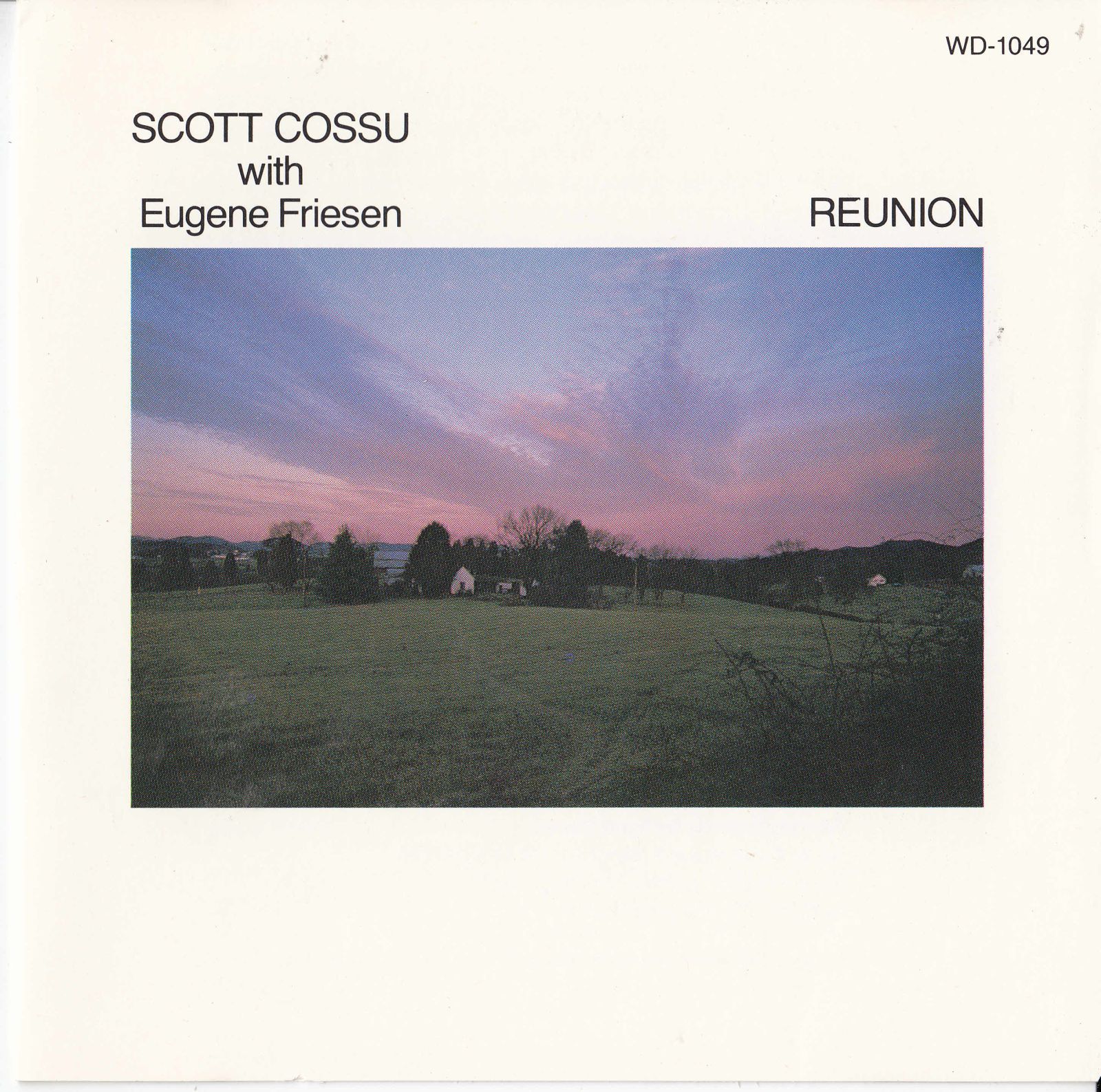 cd reunion scott cossu with eugene friesen