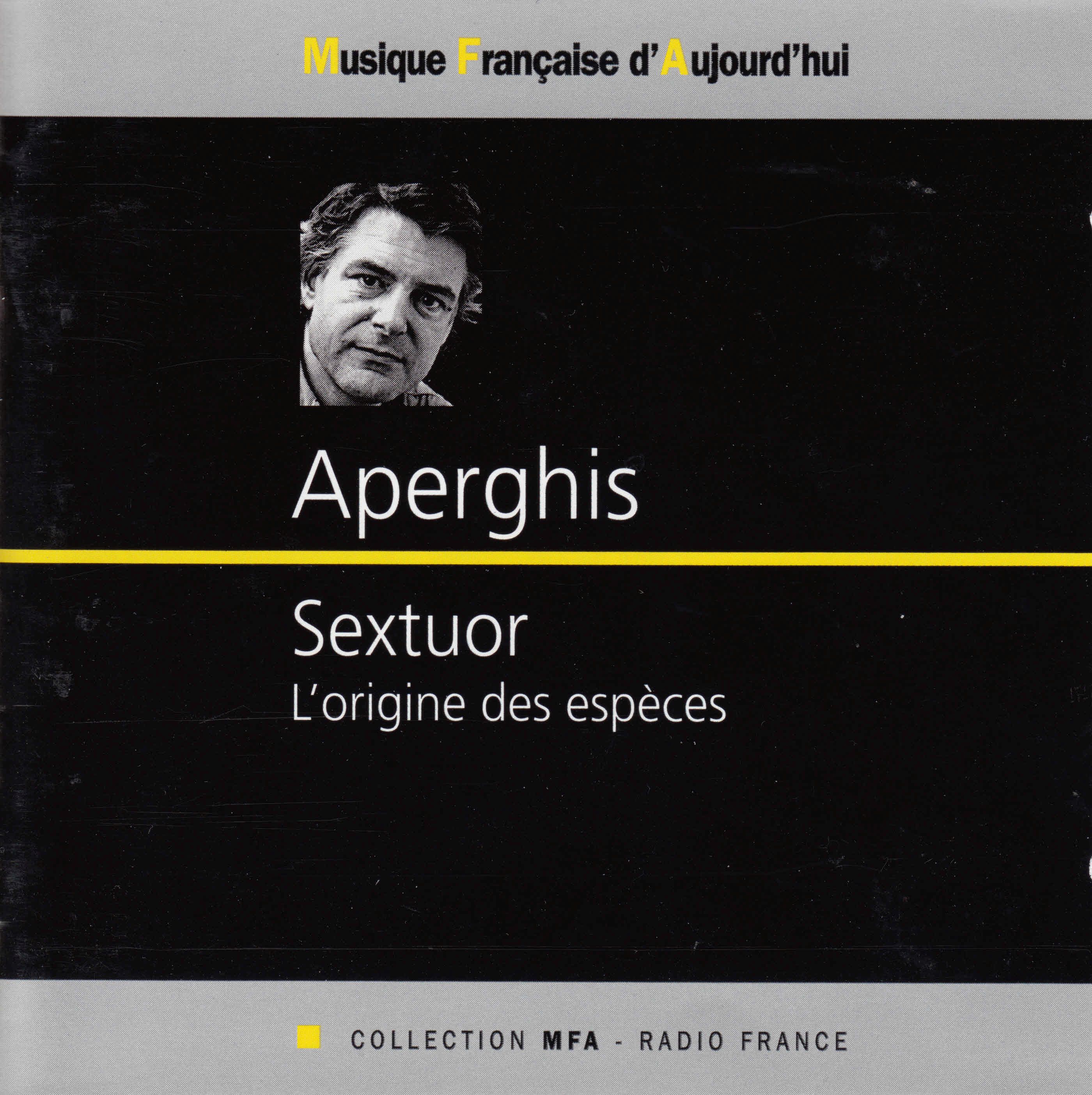 cd sextuor lorigine des espces georges aperghis