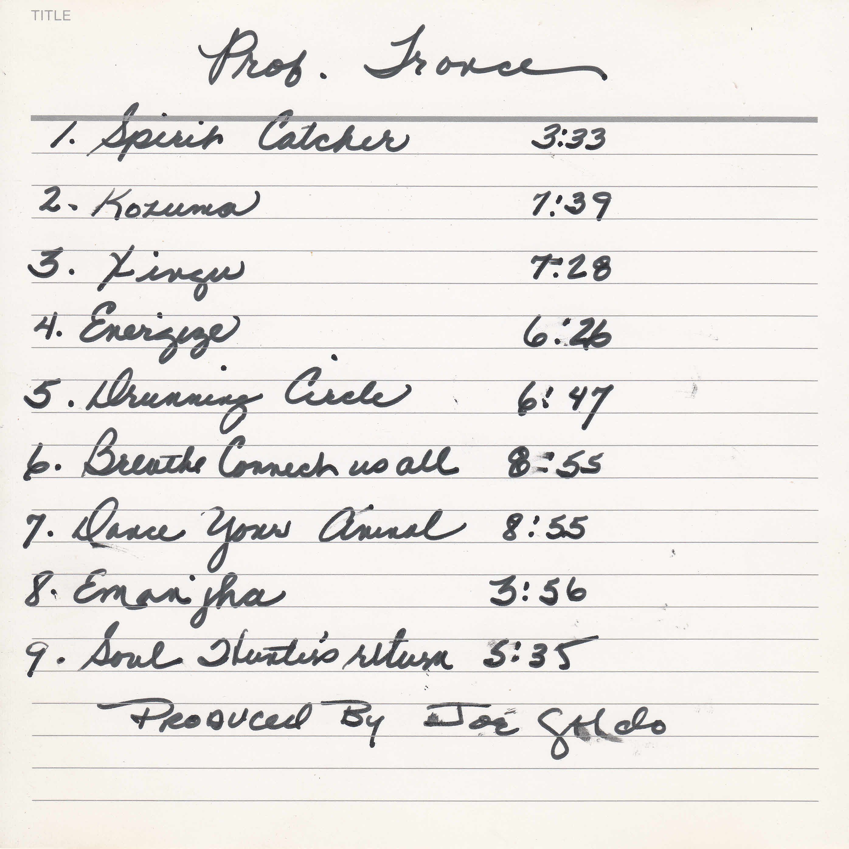 cd shamans breath professor trance the energisers