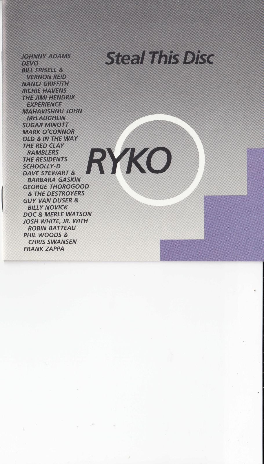 cd steal this disc various artists