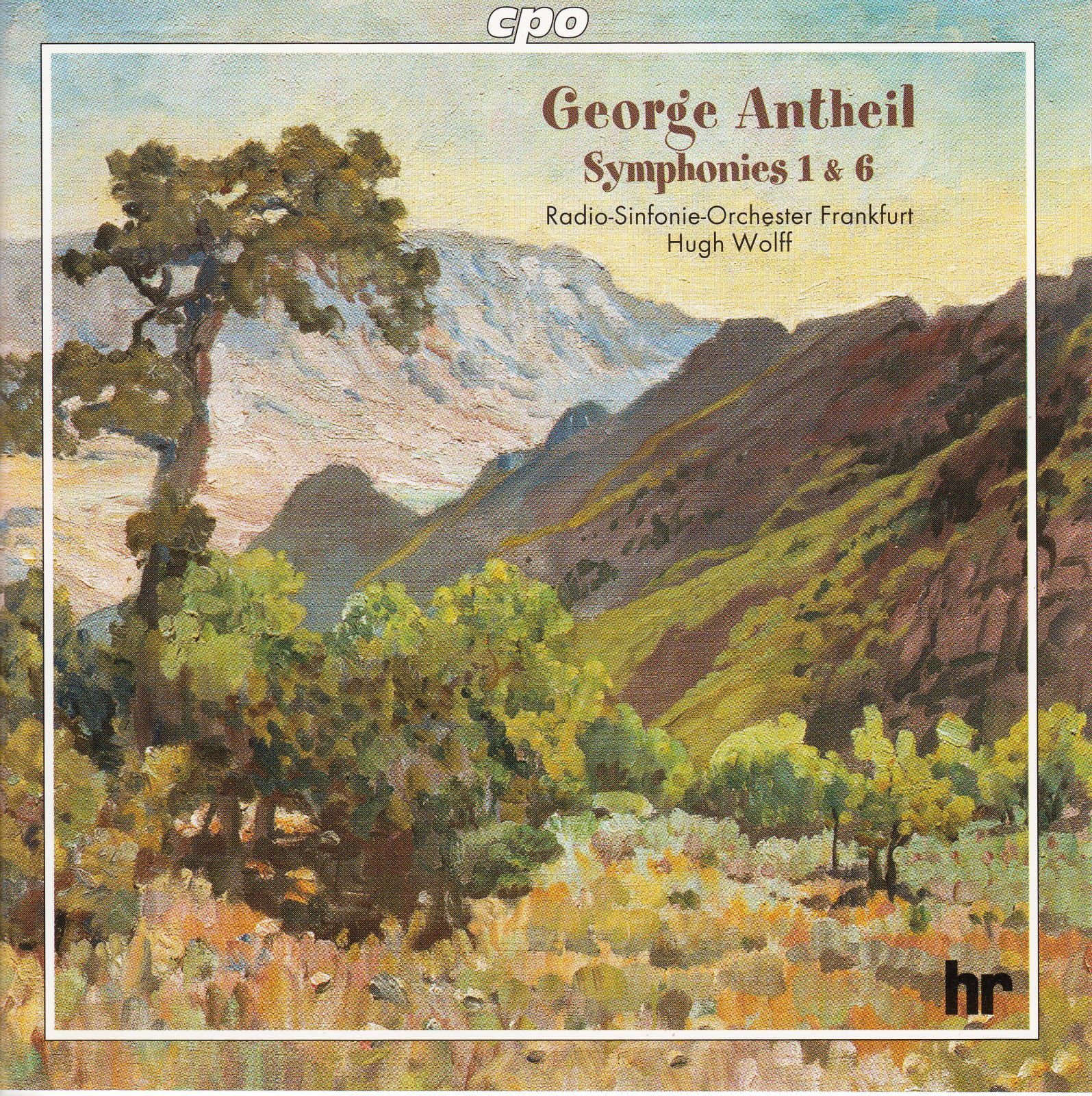 cd symphonies 1 6 george antheil