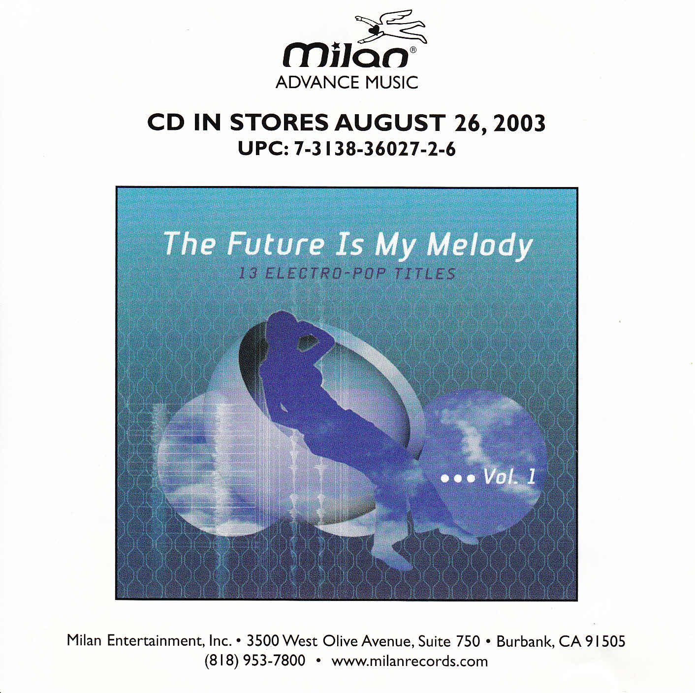 cd the future is my melody various artists