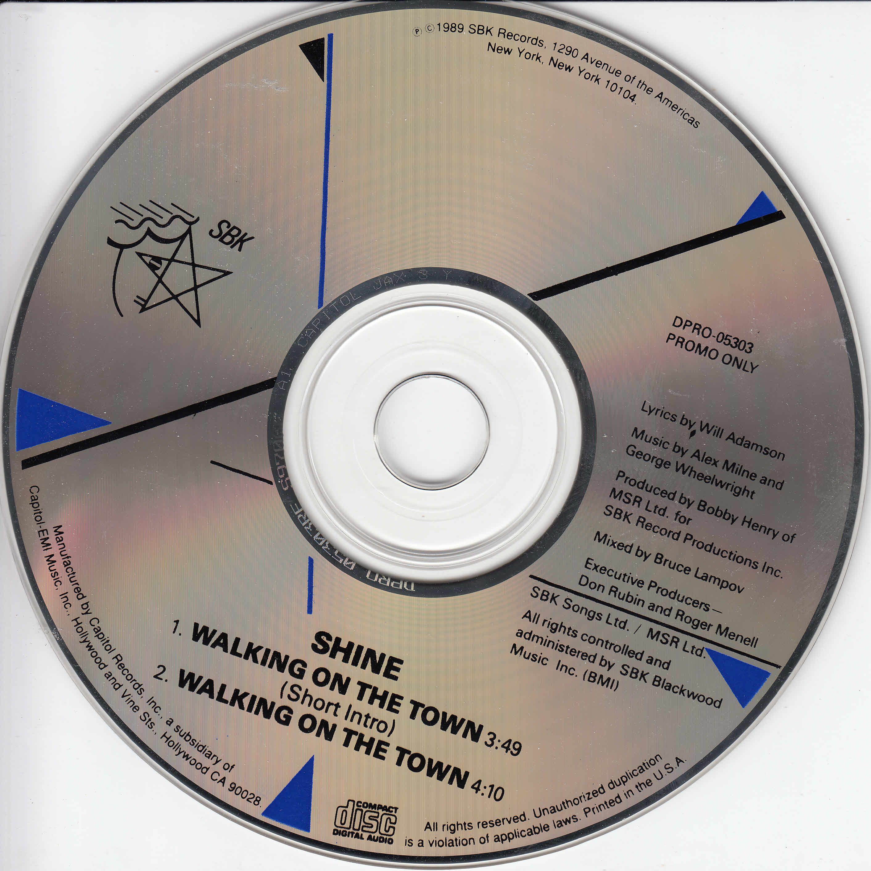 cd walking on the town 