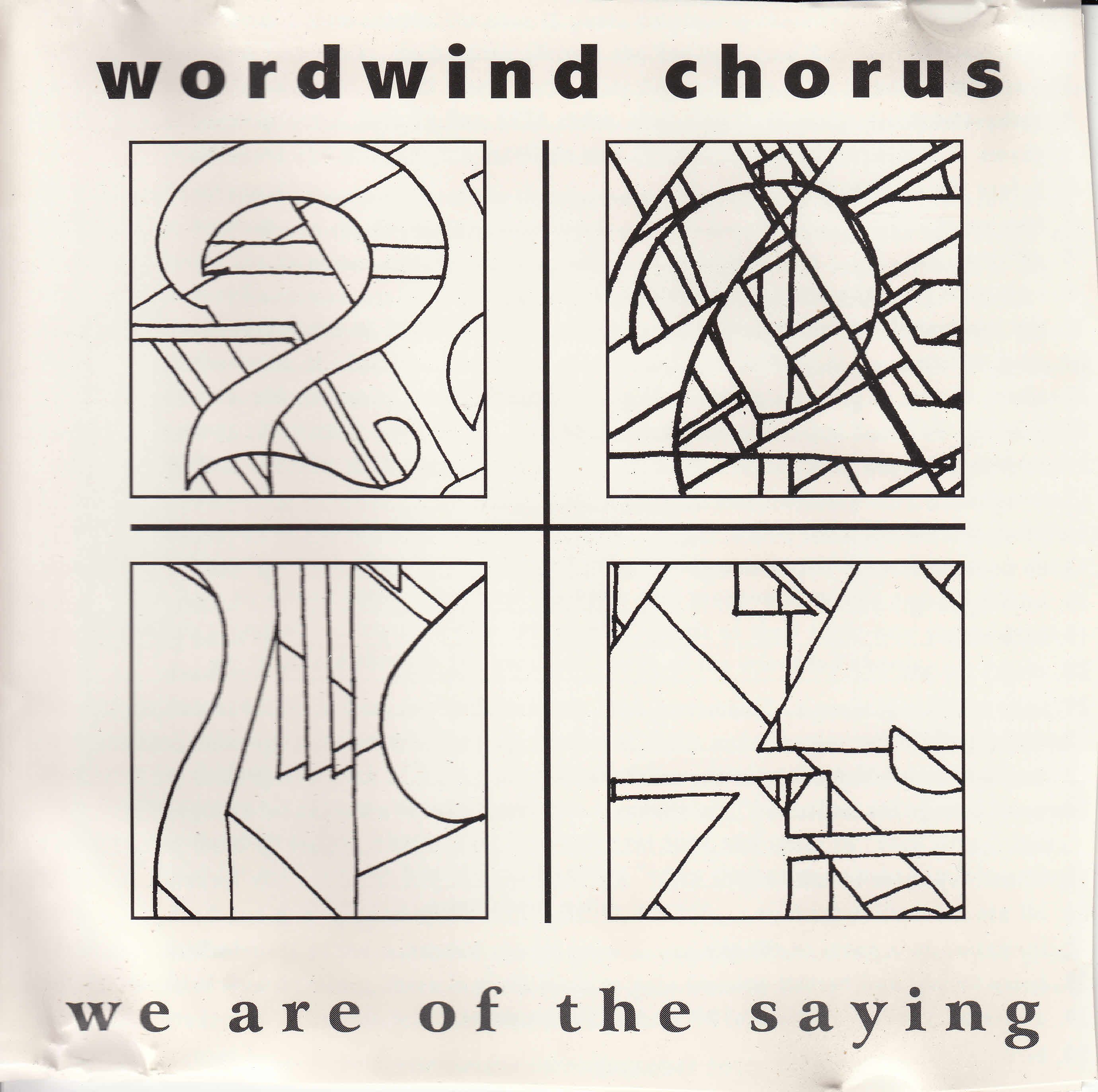 cd we are of the saying wordwind chorus