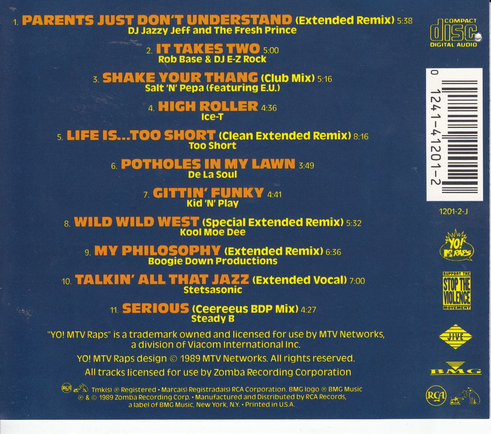 cd yo mtv raps various artists