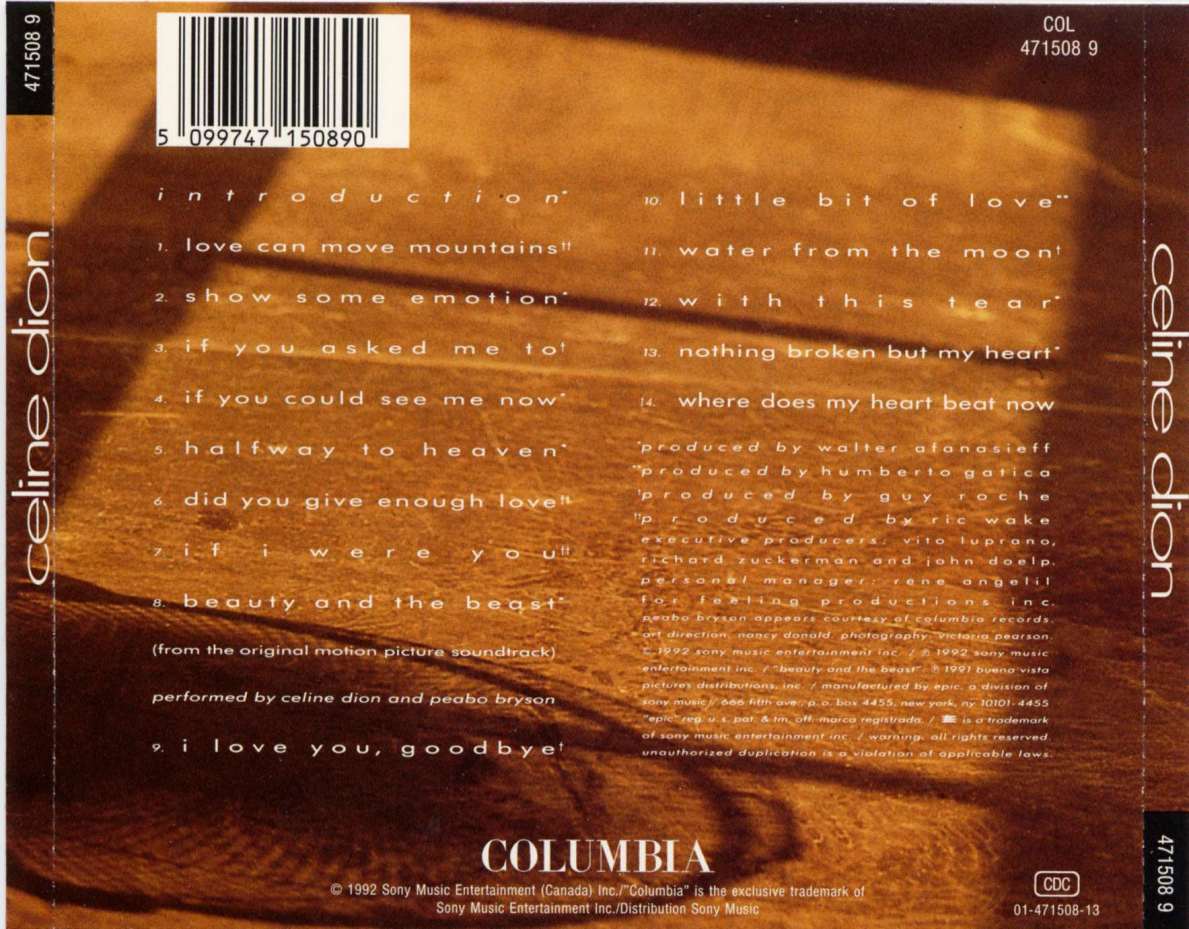 celine dion  celine dion b