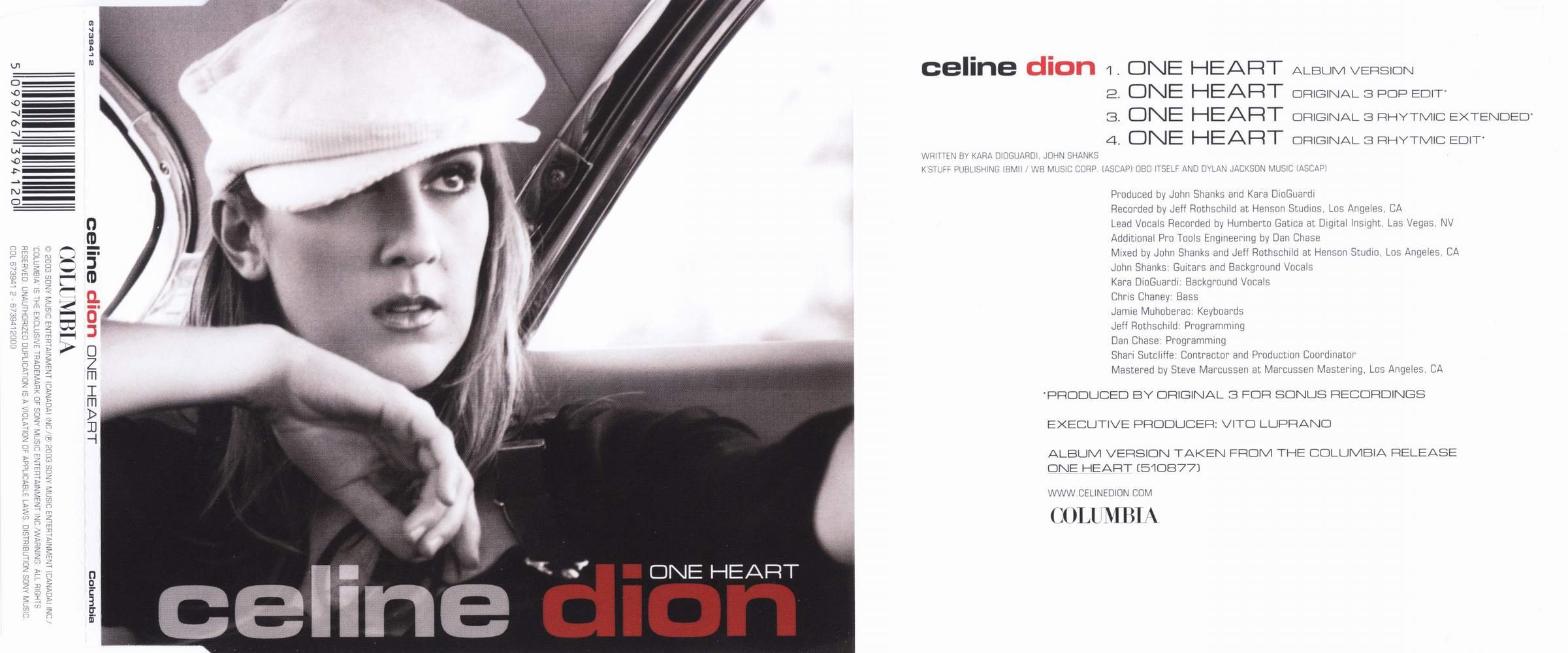 celine dion  one heart maxi a