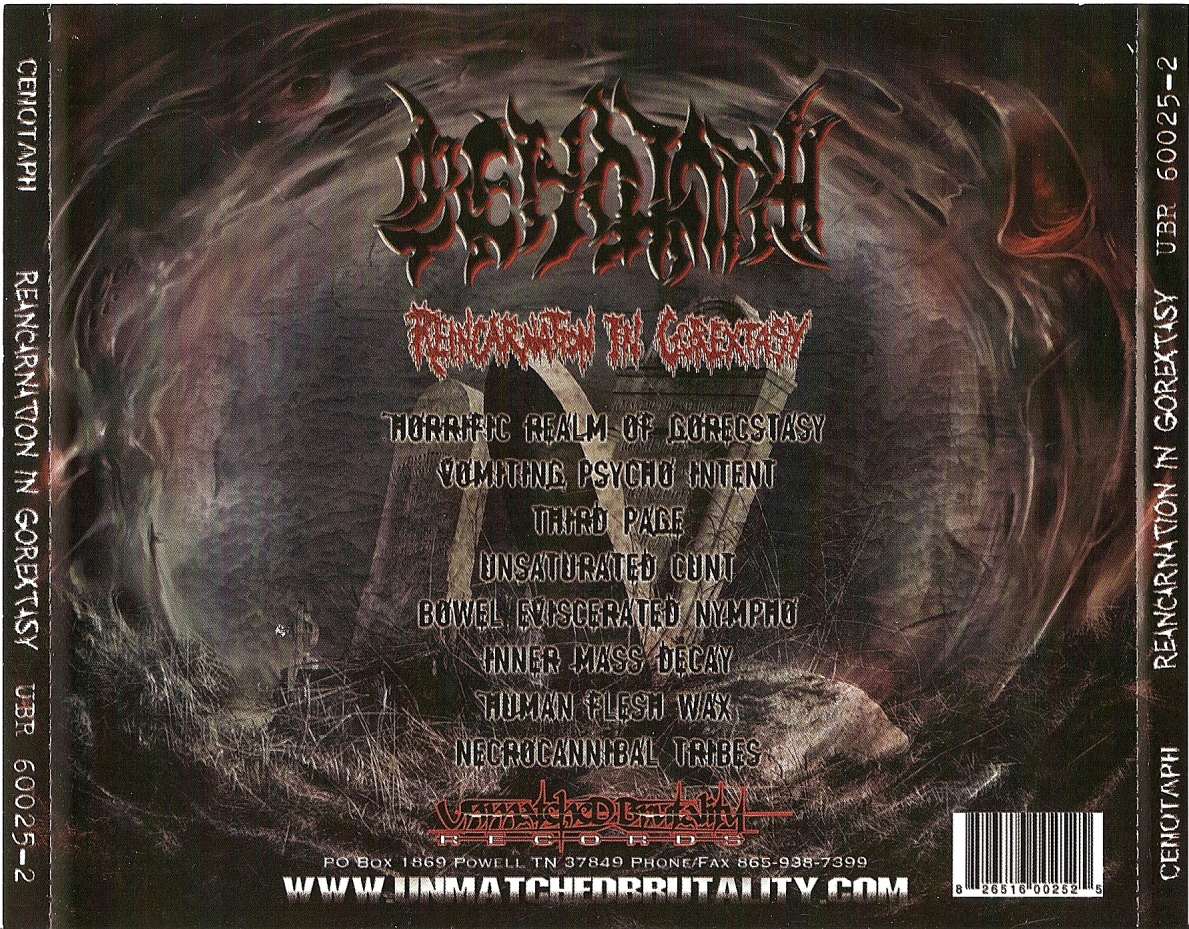 cenotaph  reincarnation in gorextasy b