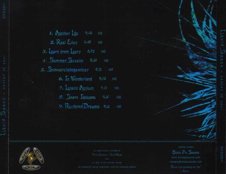 center of soul liquid space  