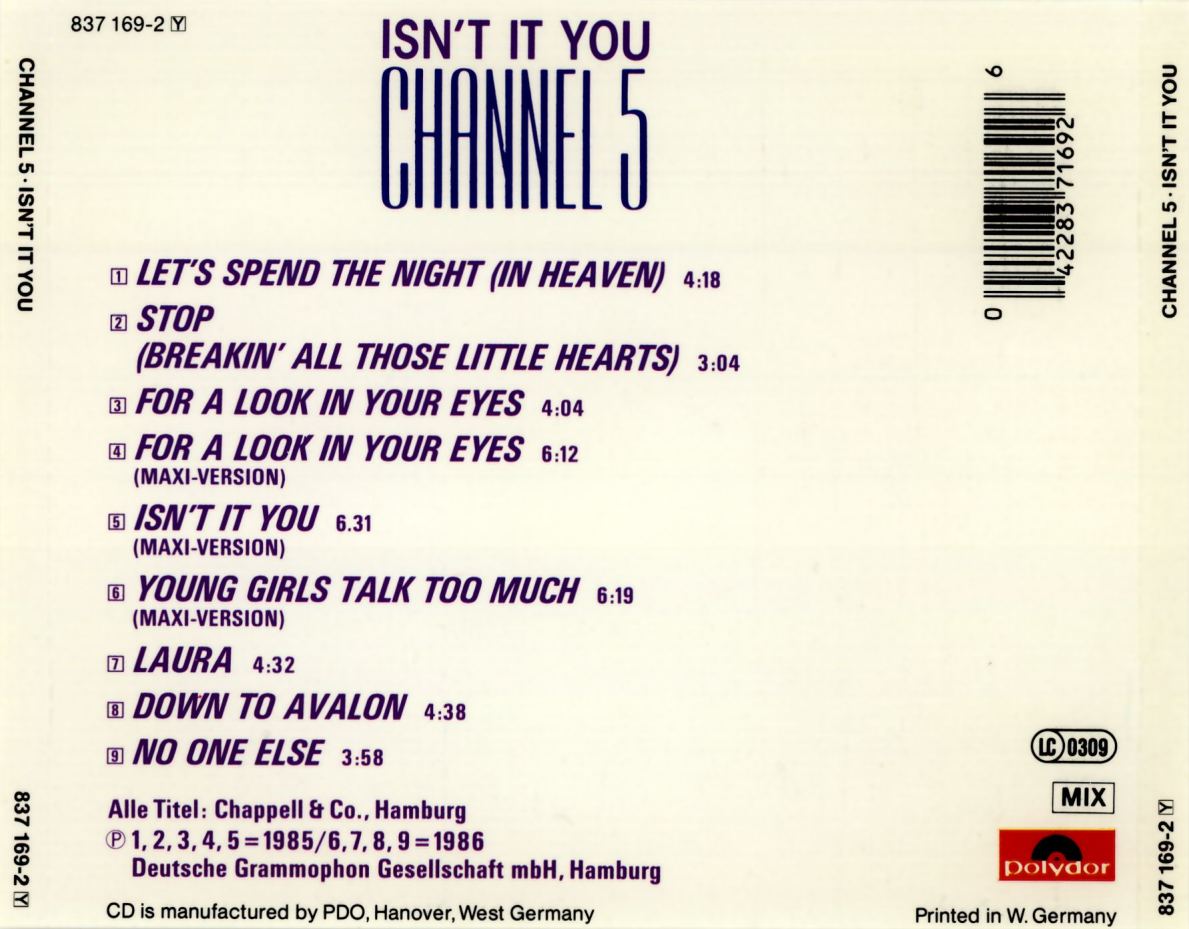 channel 5  isnt it you b