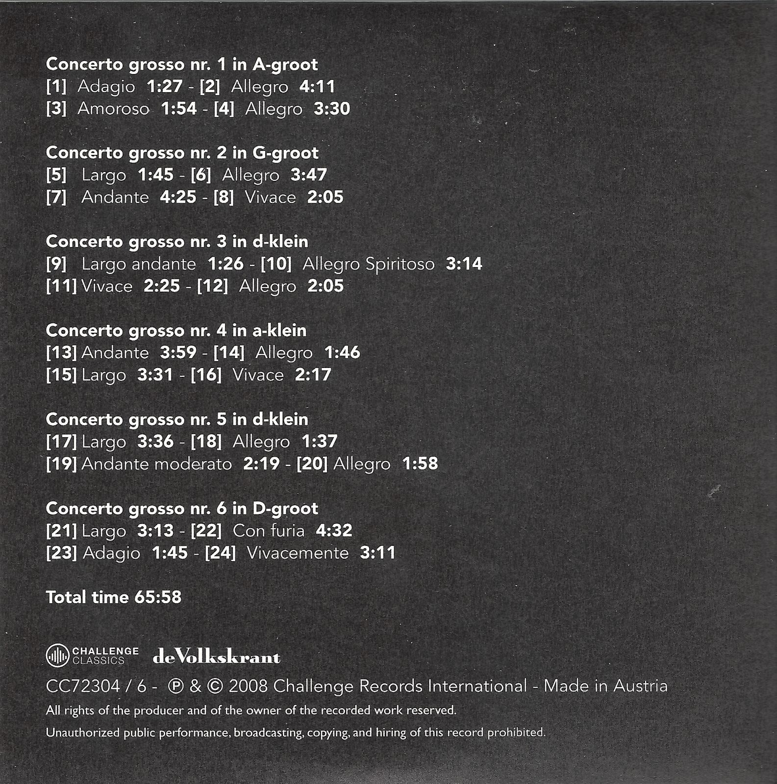 charles avison performed by combattiment 